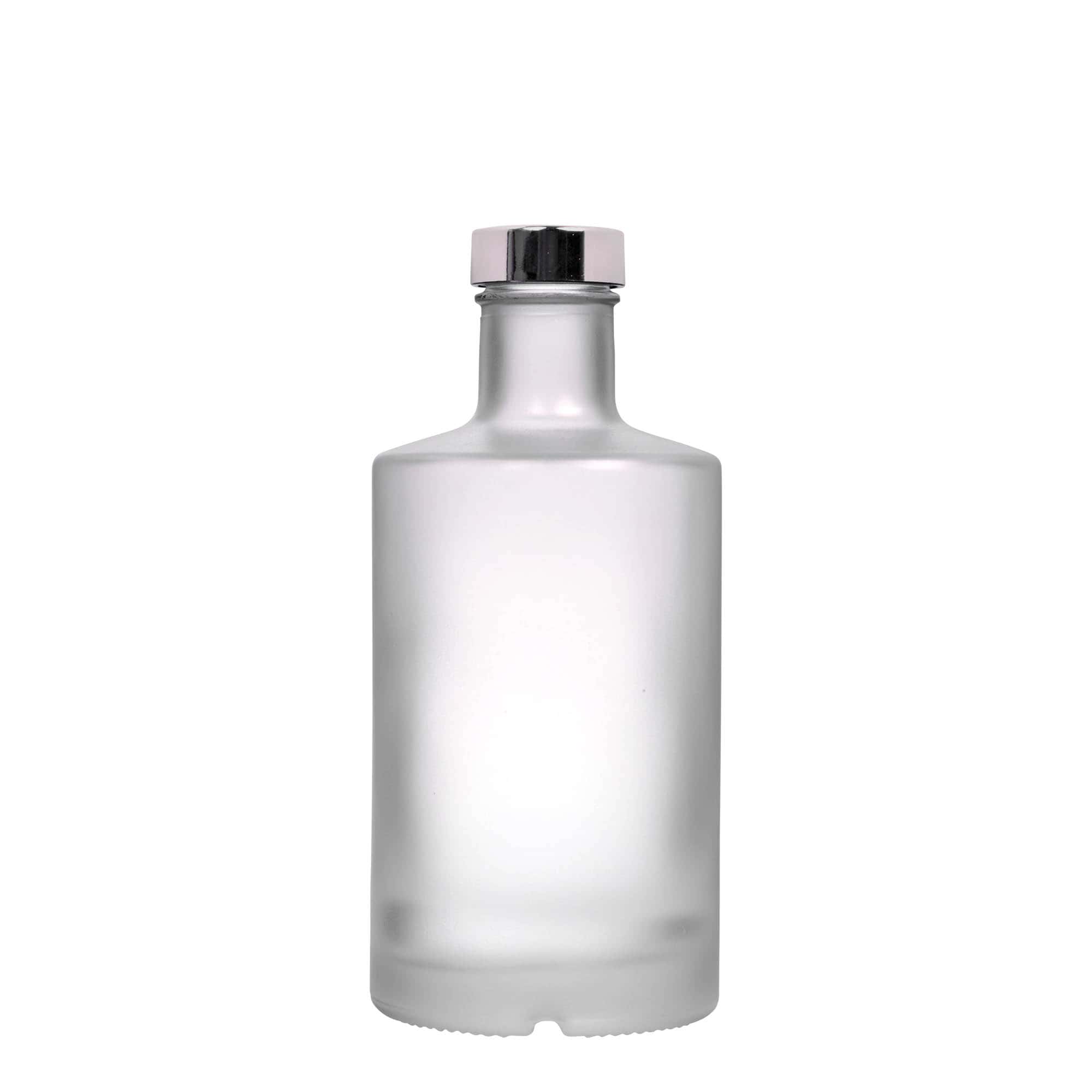 500 ml glass bottle 'Caroline', frosted, opening: GPI 33