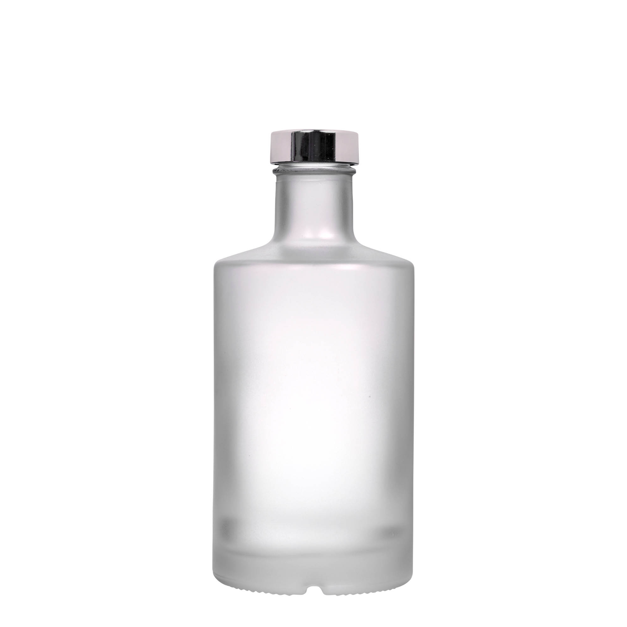 500 ml glass bottle 'Caroline', frosted, opening: GPI 33 500 ml glass bottle 'Caroline', frosted, opening: GPI 33