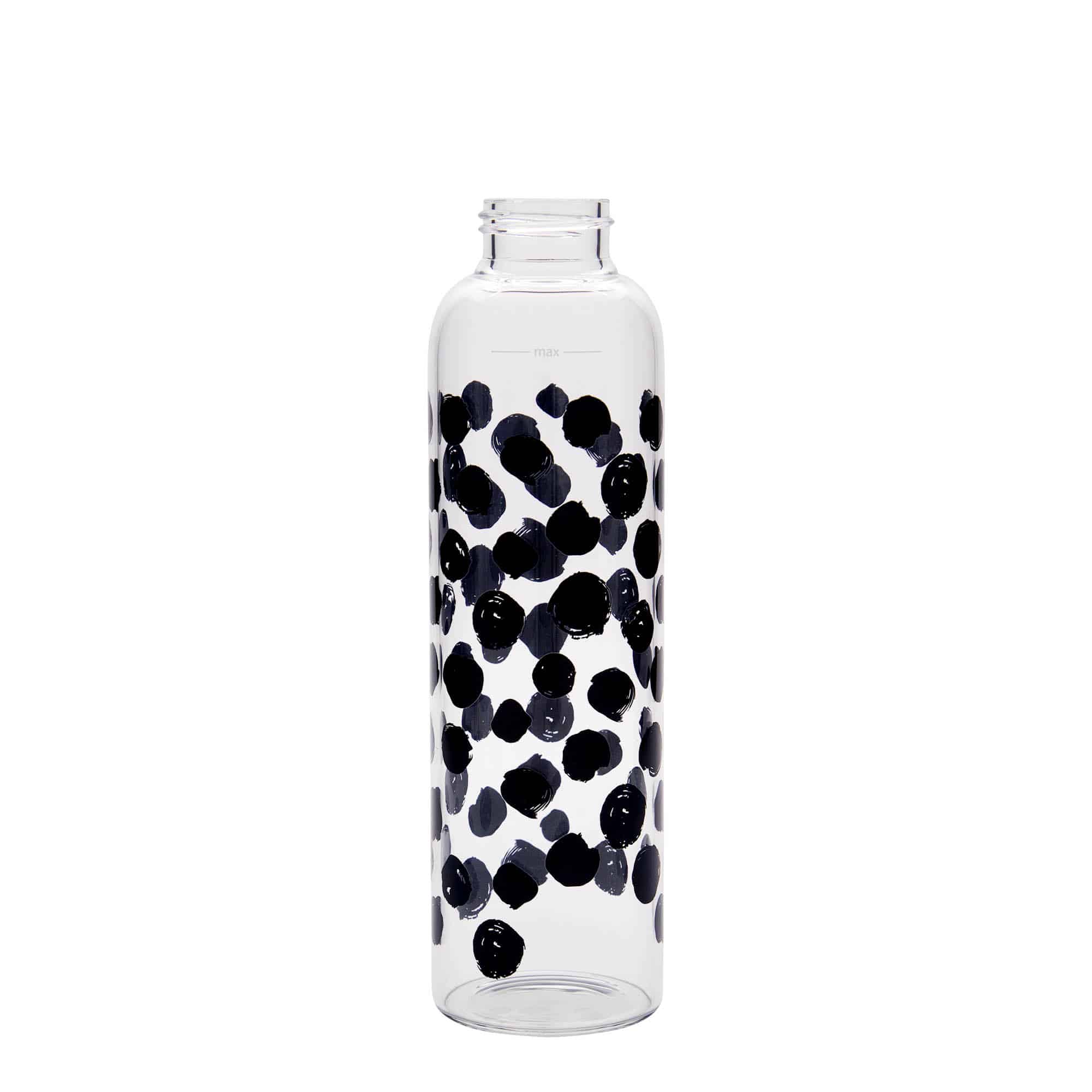 500 ml water bottle 'Perseus', print: black dots, closure: screw cap
