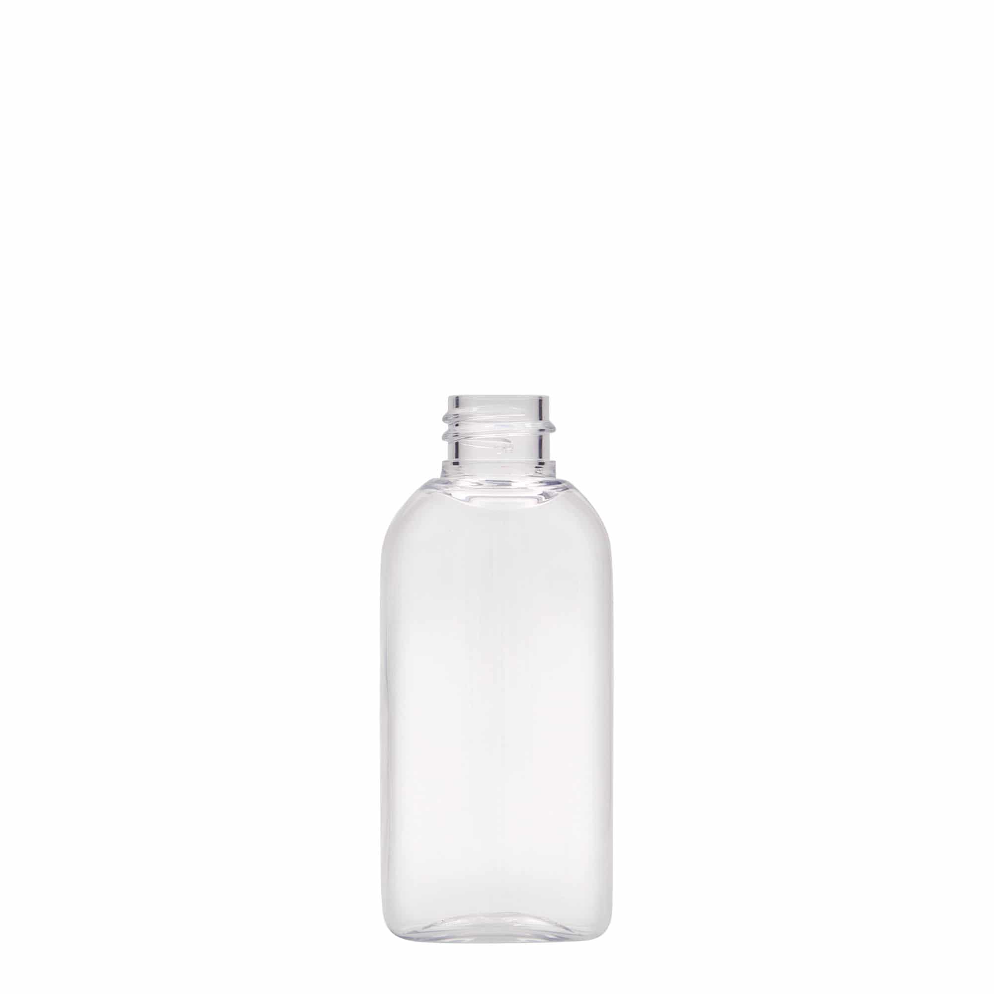 50 ml PET bottle ‘Iris’, oval, plastic, opening: 20/410
