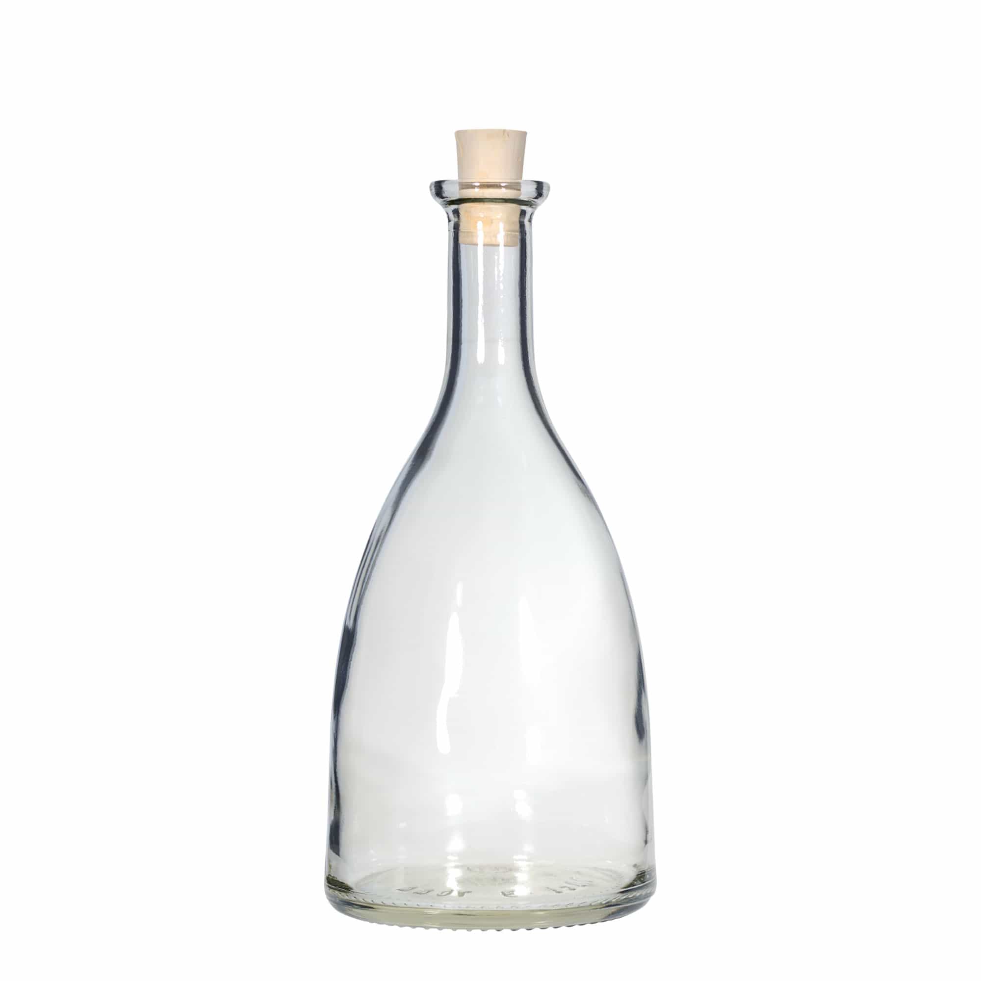 700 ml glass bottle 'Viola', opening: cork