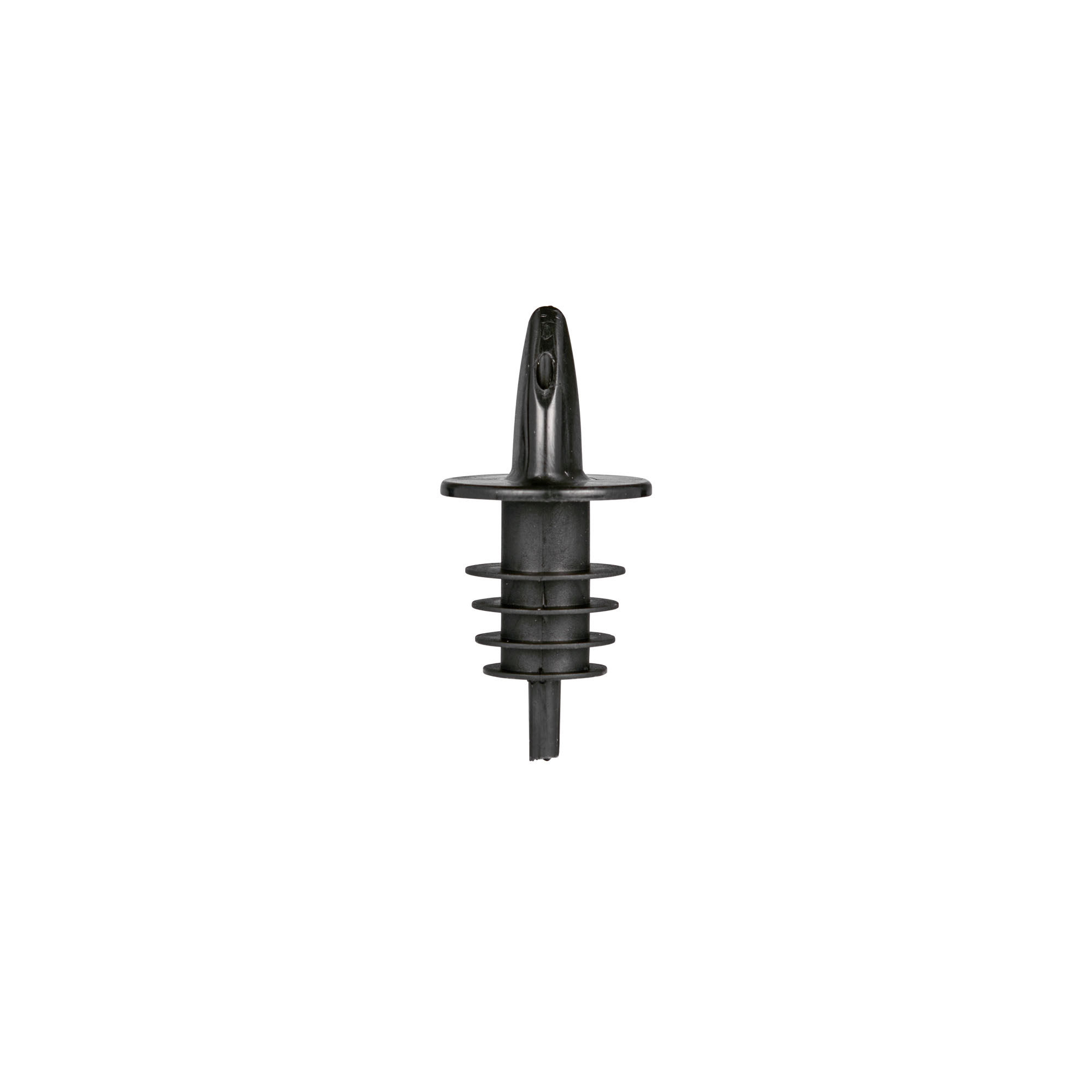 Jet pour spouts, PE plastic, black Jet pour spouts, PE plastic, black