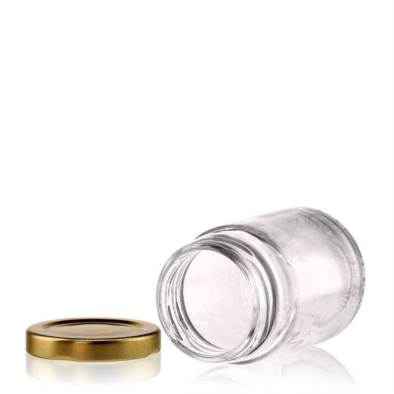 106 ml tall round glass, opening: Twist-Off (TO 48) 106 ml tall round glass, opening: Twist-Off (TO 48)