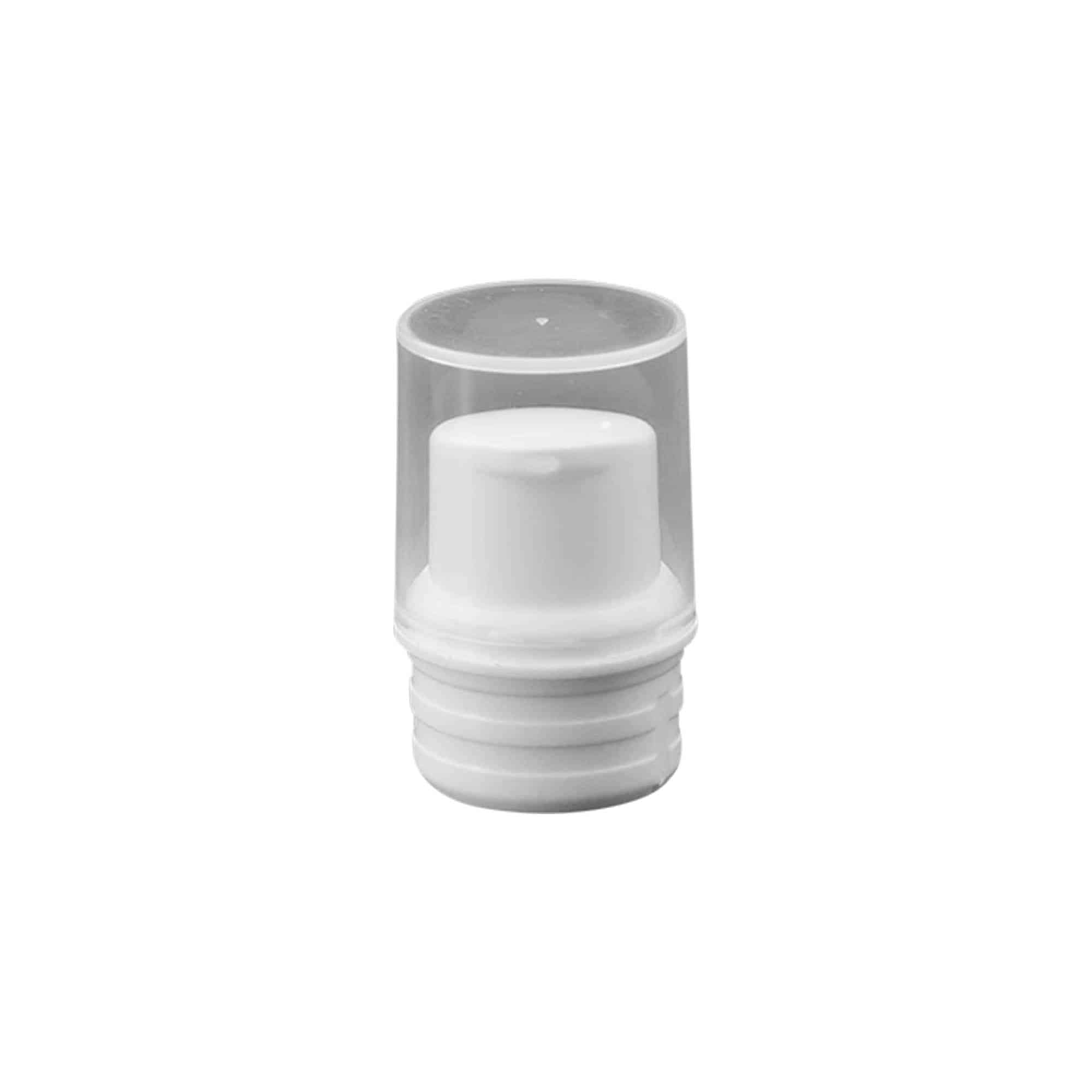Airless dispenser pump head 'Nano', PP plastic, white