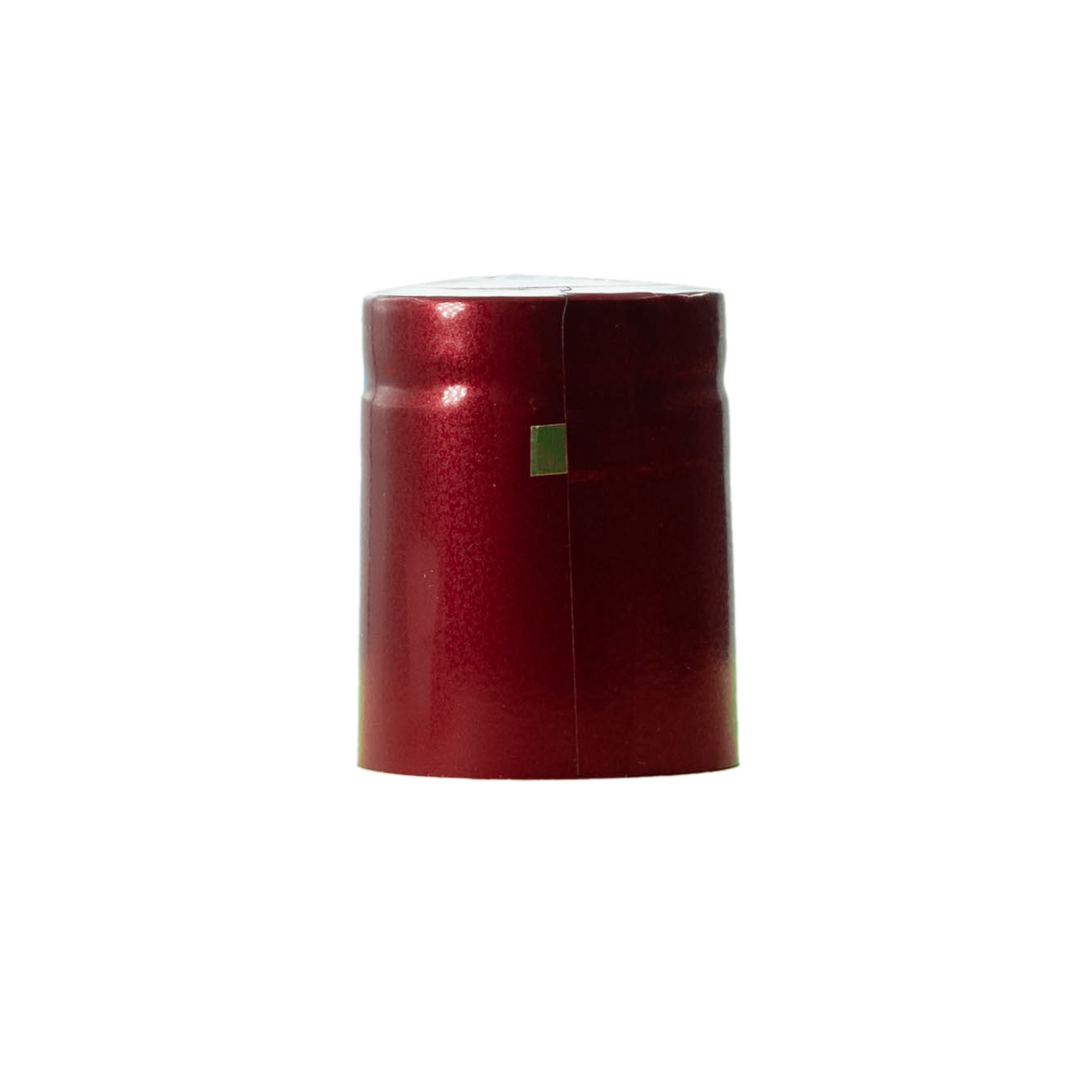 Shrink capsule 32x41, PVC plastic, wine red Shrink capsule 32x41, PVC plastic, wine red