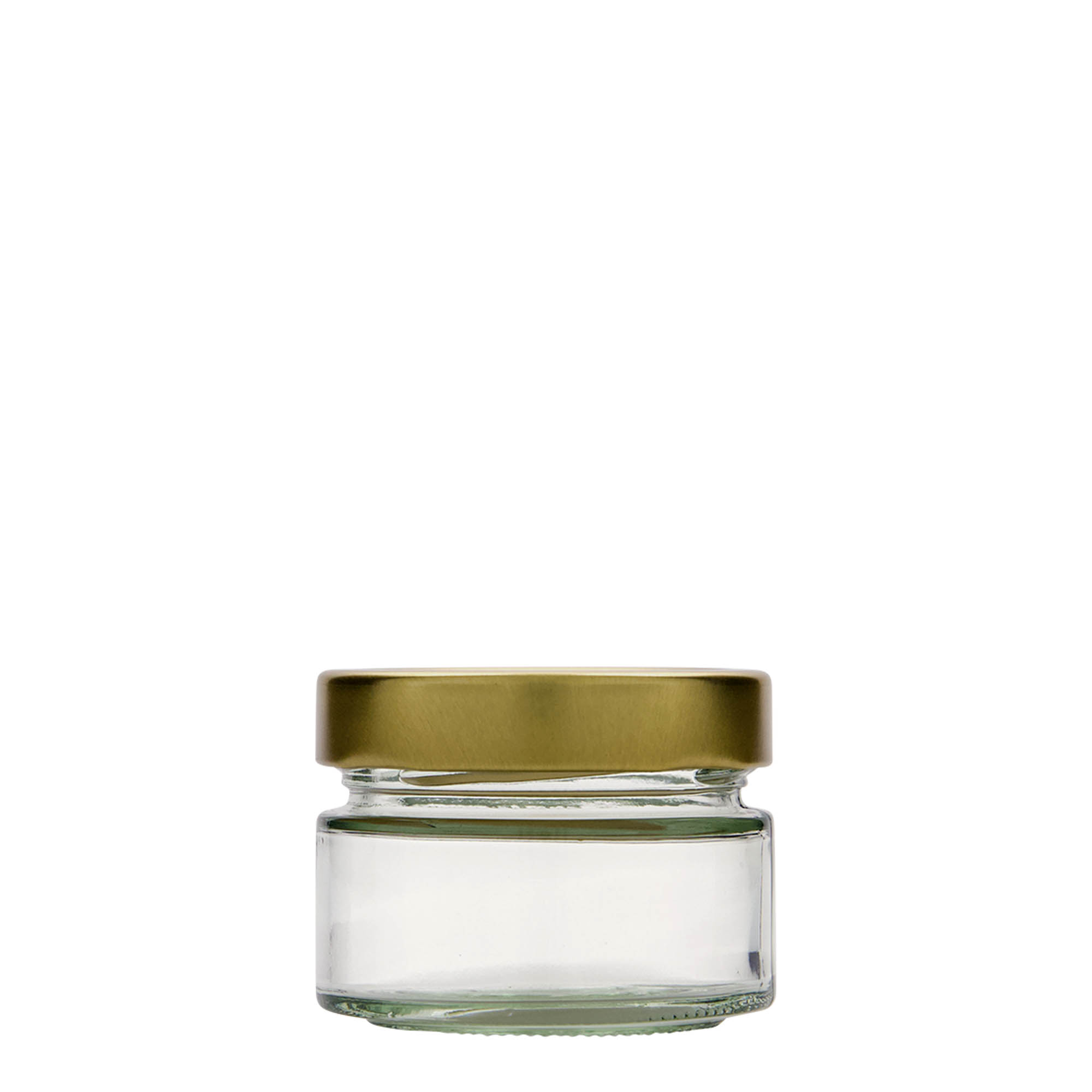 130 ml round glass 'Aurora', opening: Deep-Twist-Off (DTO 66) 130 ml round glass 'Aurora', opening: Deep-Twist-Off (DTO 66)
