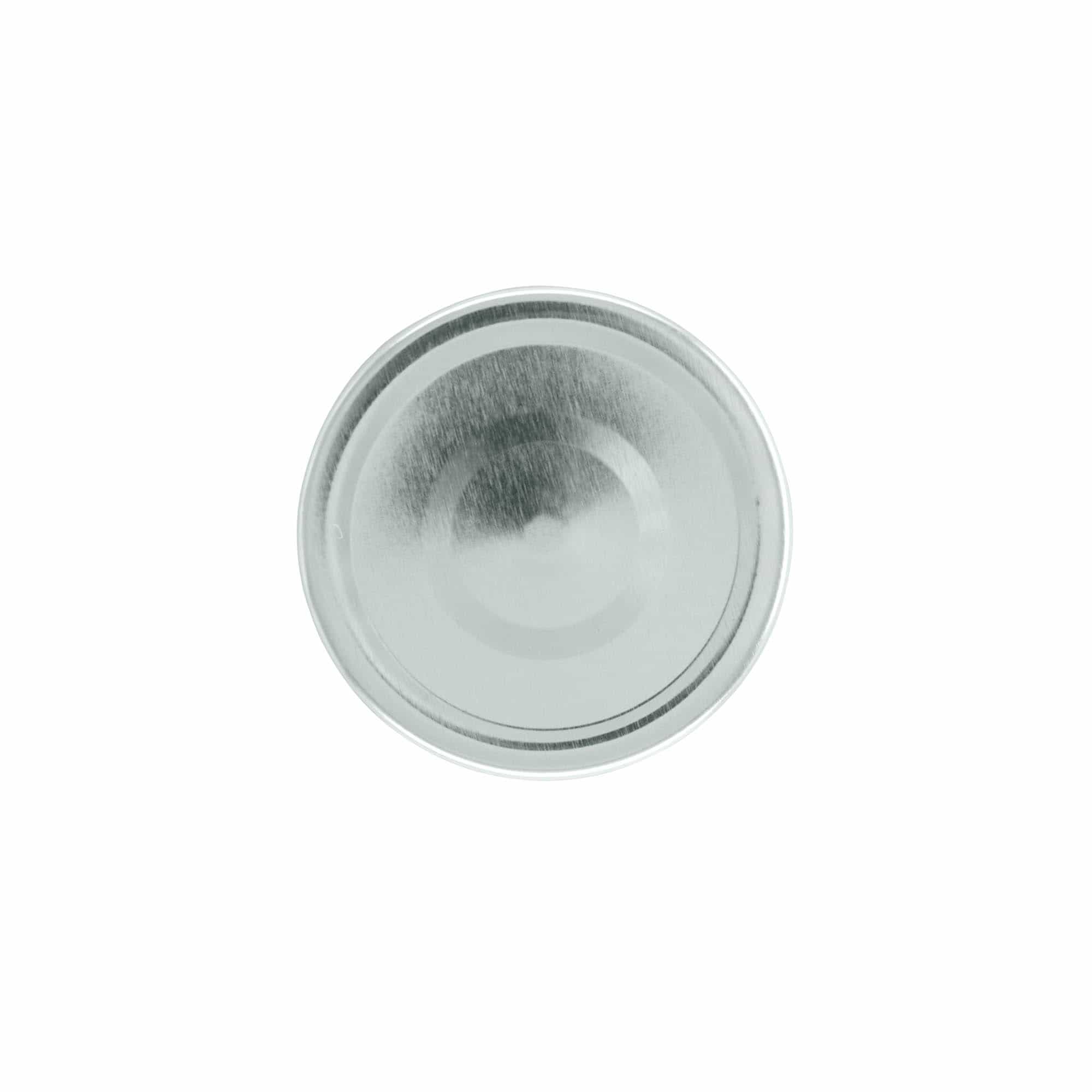 Deep twist-off cap, tinplate, silver, for opening: Deep-TO 70 Deep twist-off cap, tinplate, silver, for opening: Deep-TO 70