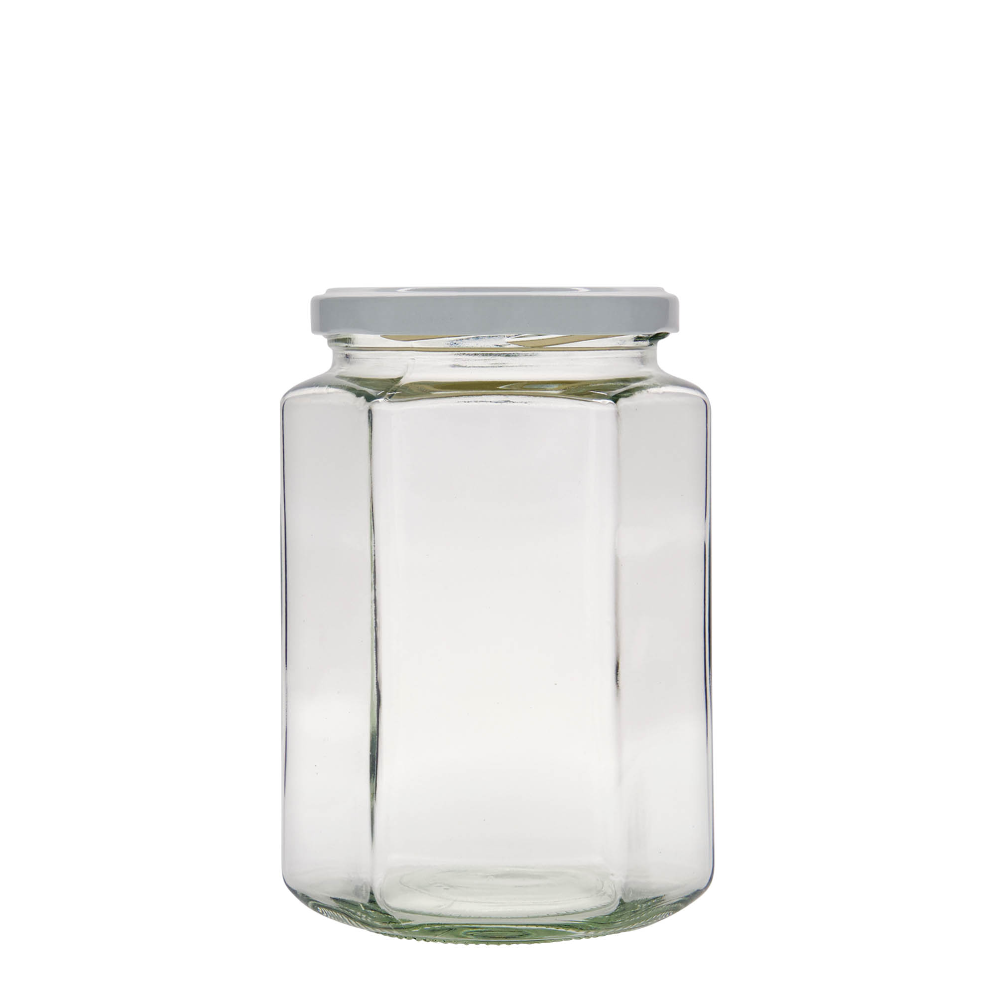 770 ml hexagonal jar, opening: Twist-off (TO 82)