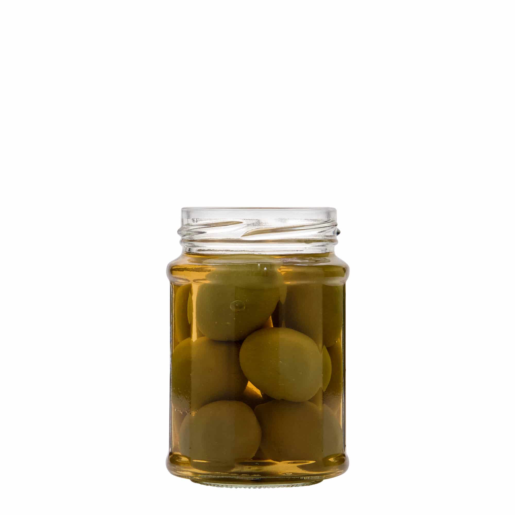 192 ml multi-sided glass, dodecagonal, opening: Twist-Off (TO 58) 192 ml multi-sided glass, dodecagonal, opening: Twist-Off (TO 58)