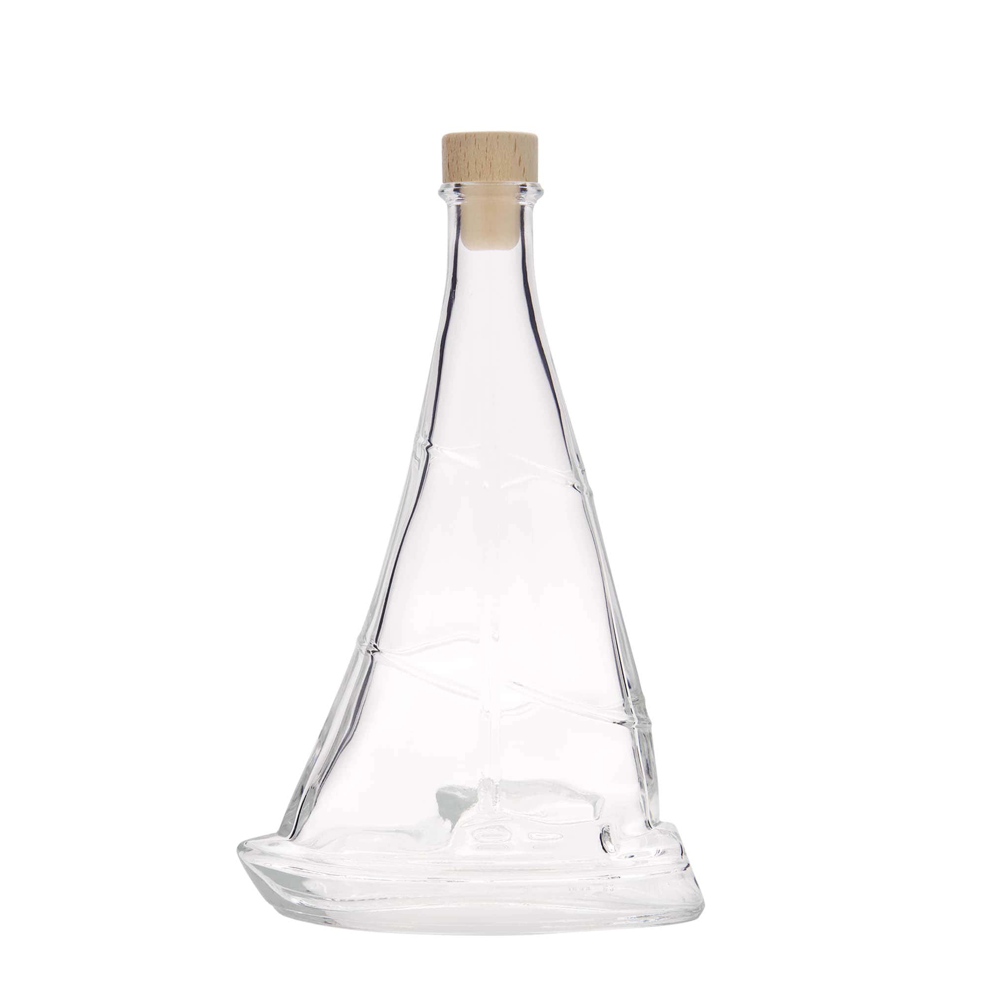 350 ml glass bottle 'Sailboat', opening: cork