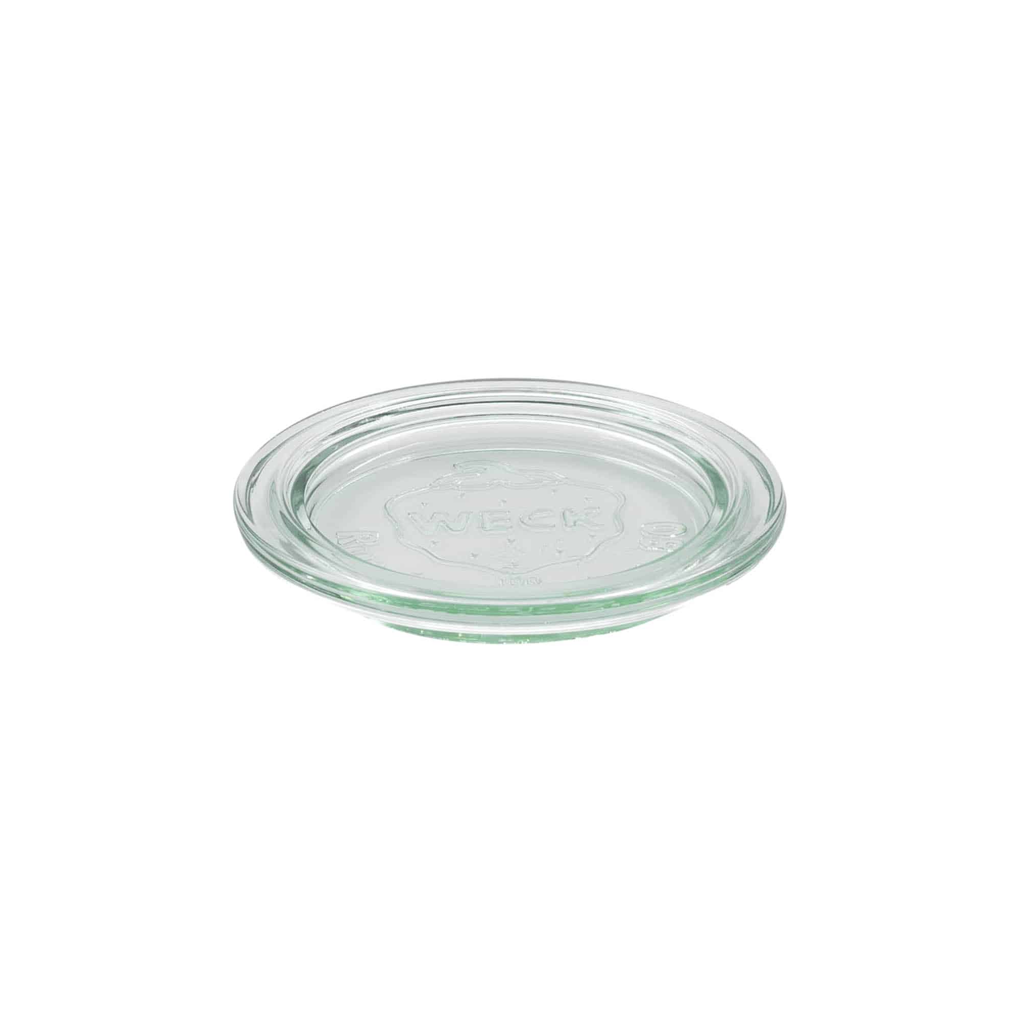 WECK glass lid with round rim, for opening: RR80