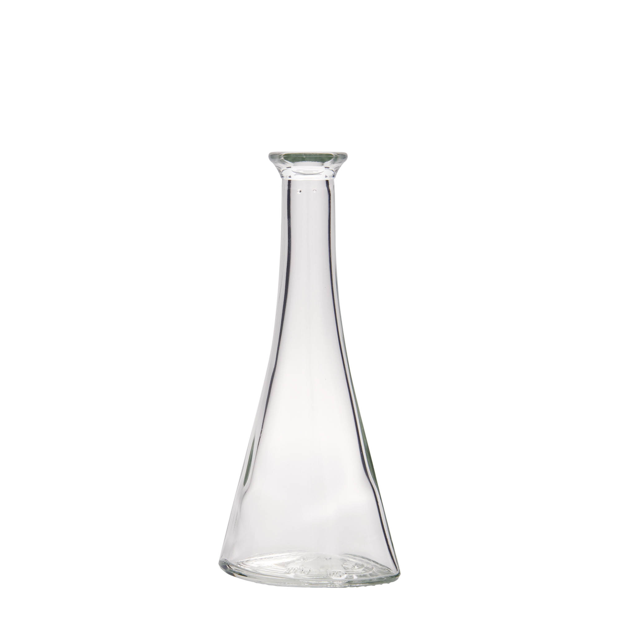 100 ml glass bottle 'Veronica', half-round, opening: cork 100 ml glass bottle 'Veronica', half-round, opening: cork