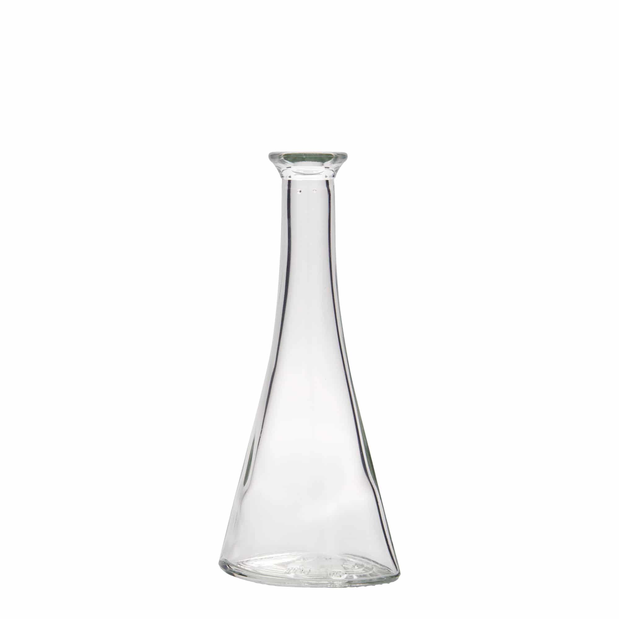 100 ml glass bottle 'Veronica', half-round, opening: cork 100 ml glass bottle 'Veronica', half-round, opening: cork
