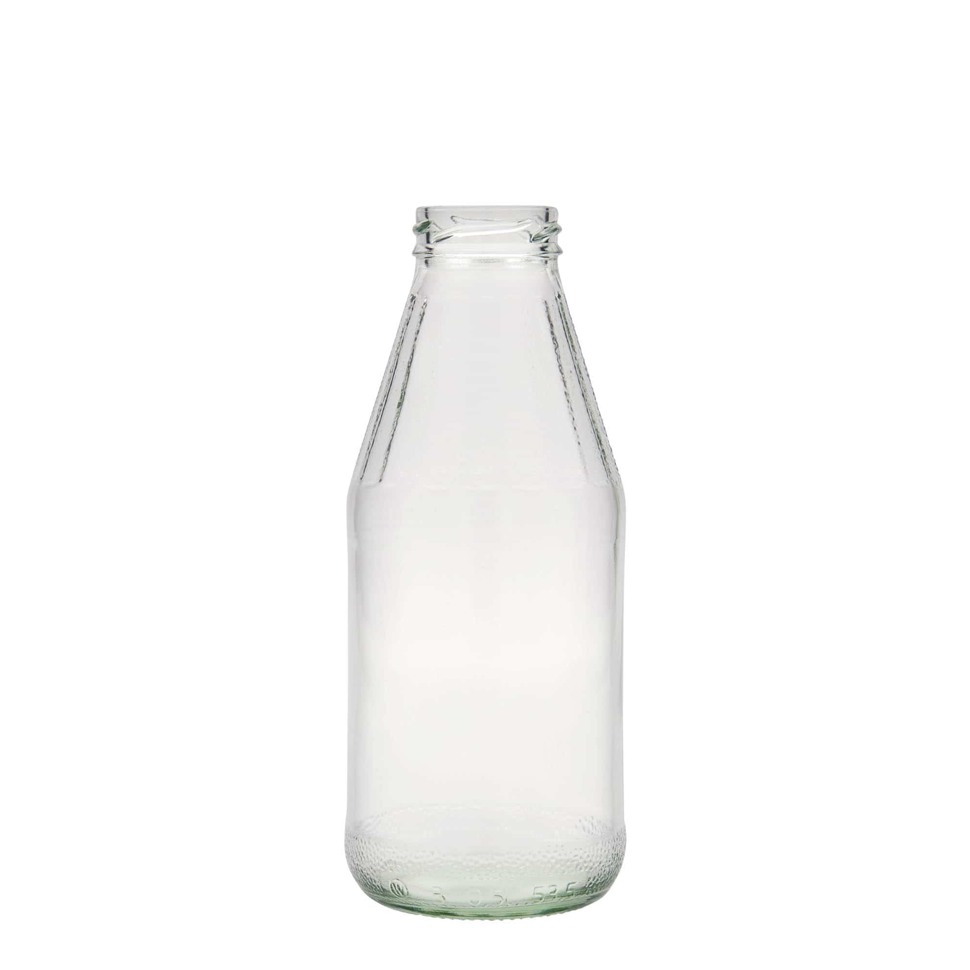 500 ml wide neck universal bottle, glass, closure: twist off (TO 43)