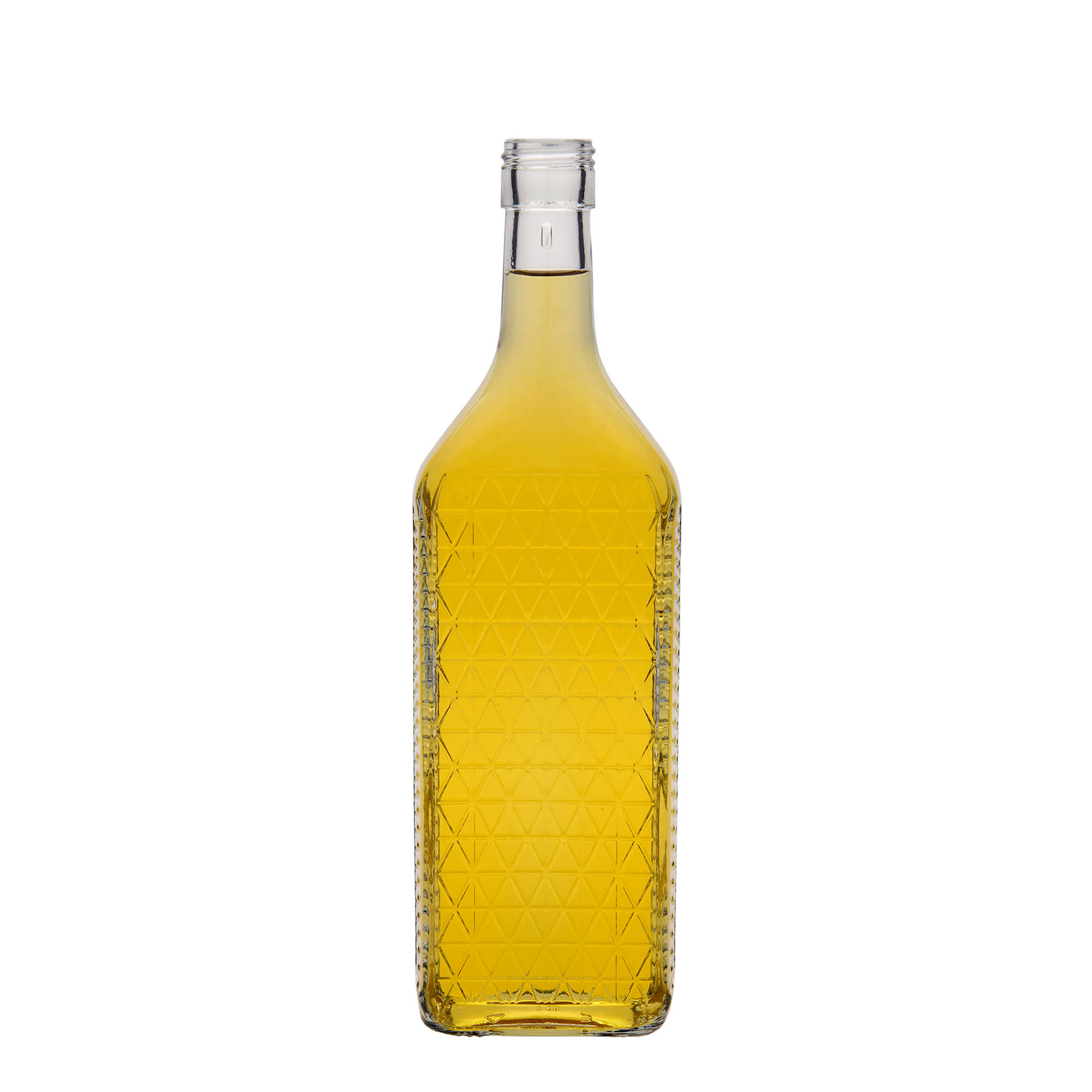 700 ml glass bottle 'Caruso', rectangular, opening: PP 31.5 700 ml glass bottle 'Caruso', rectangular, opening: PP 31.5