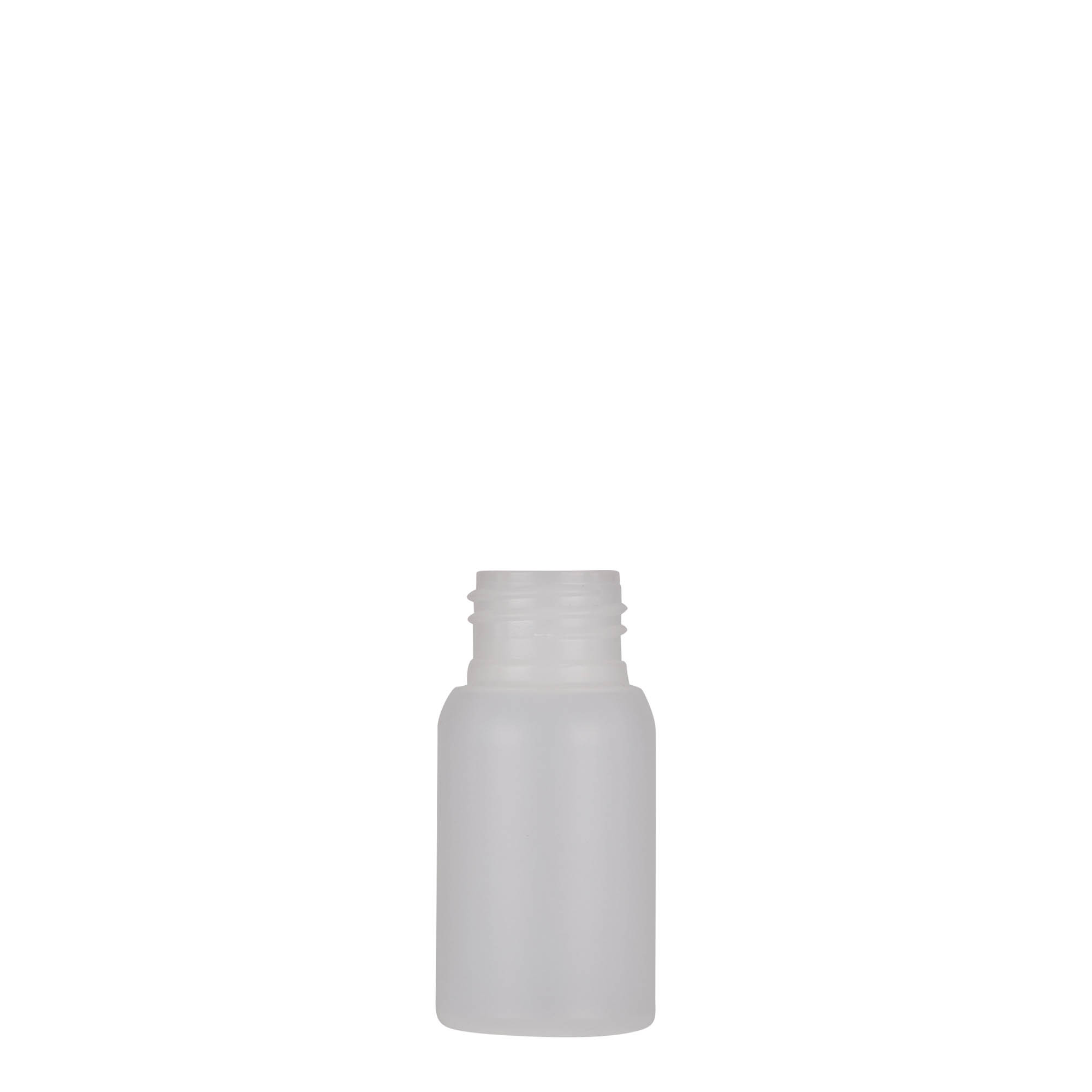 30 ml plastic bottle 'Tuffy', HDPE, natural, neck finish: 24/410 30 ml plastic bottle 'Tuffy', HDPE, natural, neck finish: 24/410