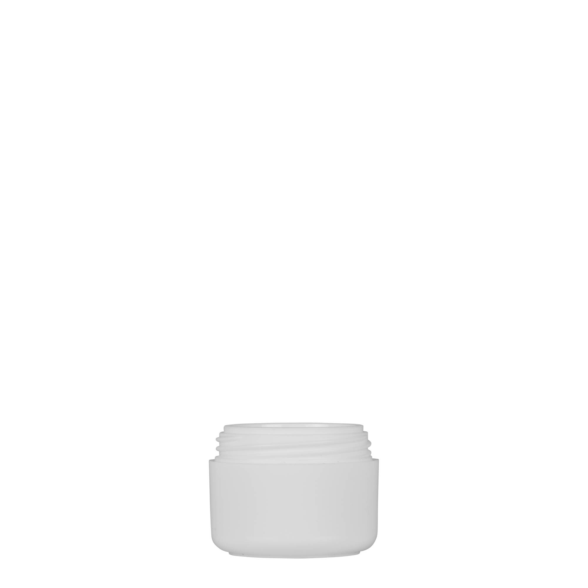 5 ml plastic container 'Bianca', PP, white, opening: screw cap 5 ml plastic container 'Bianca', PP, white, opening: screw cap