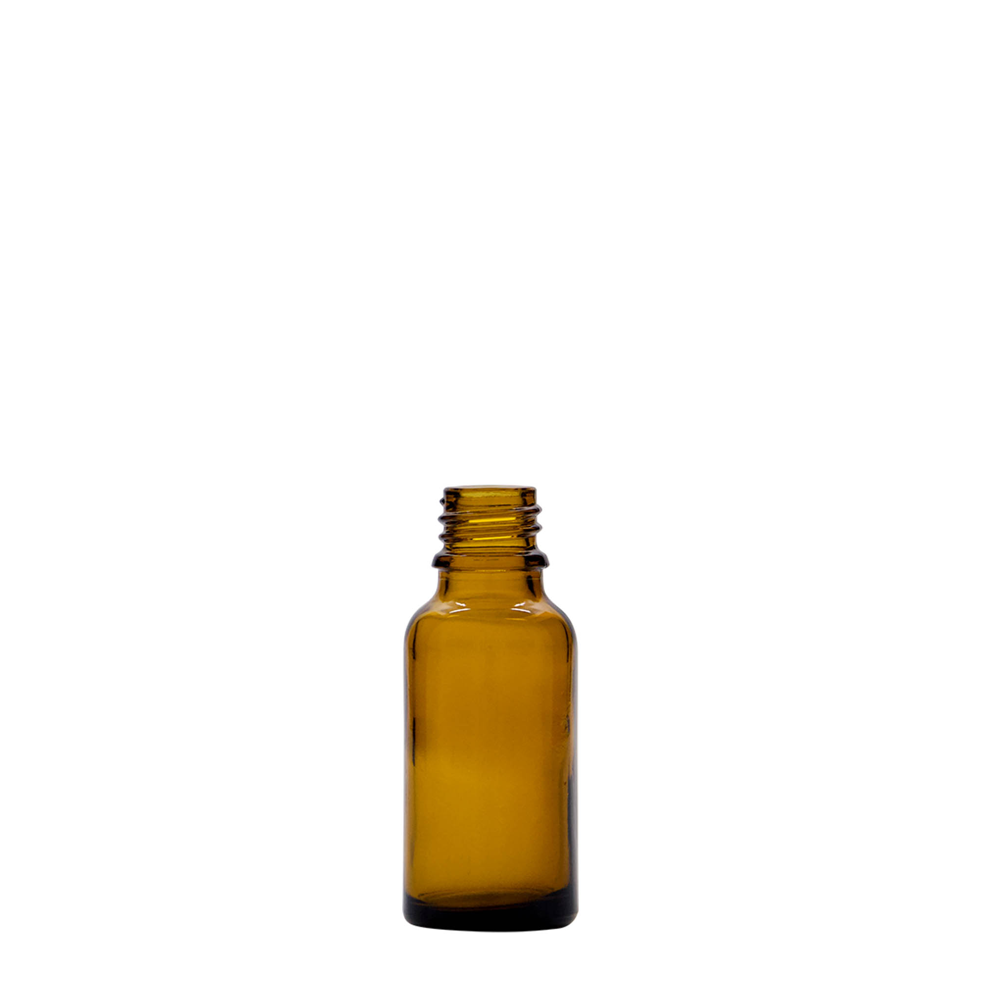 20 ml medicine bottle, brown glass, opening: DIN 18 20 ml medicine bottle, brown glass, opening: DIN 18