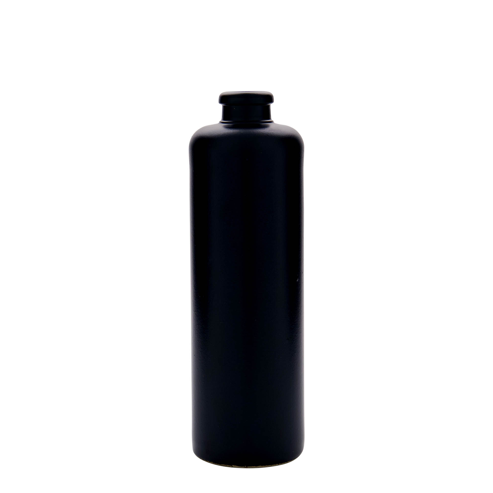 500 ml clay jug, stoneware, black, opening: cork 500 ml clay jug, stoneware, black, opening: cork