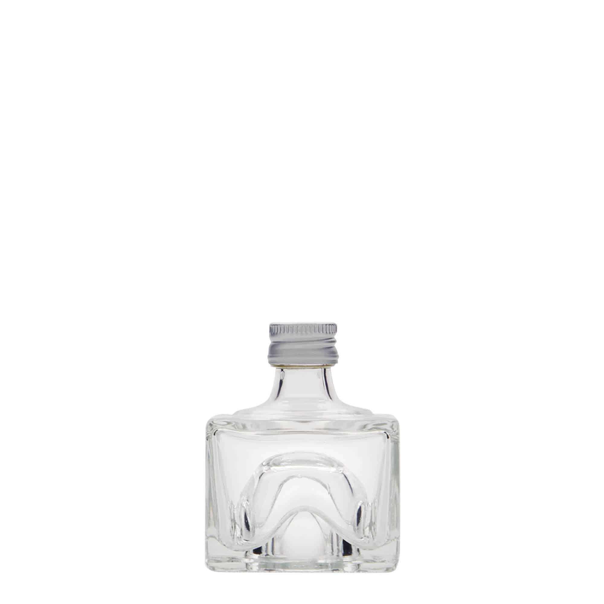40 ml glass bottle 'Cocolores', square, closure: PP 18