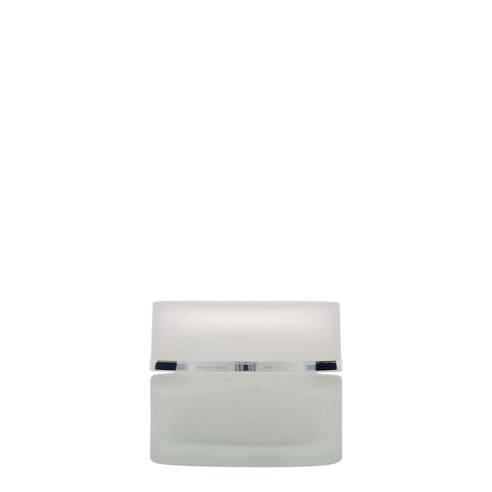 30 ml jar 'Platinum Edition', glass, frosted, opening: screw cap