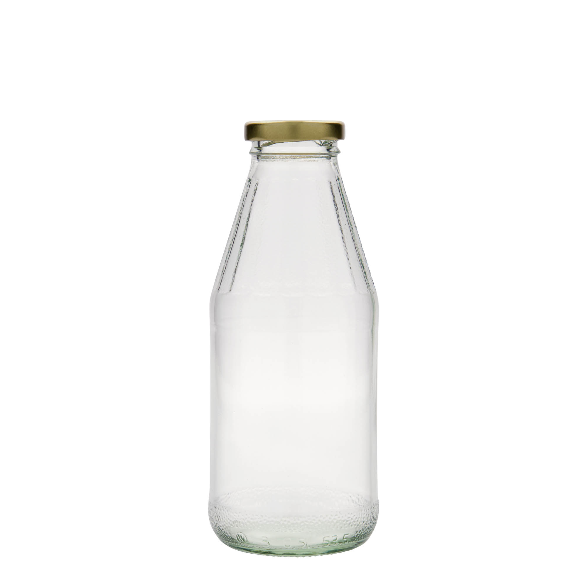 500 ml wide-neck universal bottle, glass, opening: twist-off (TO 43)
