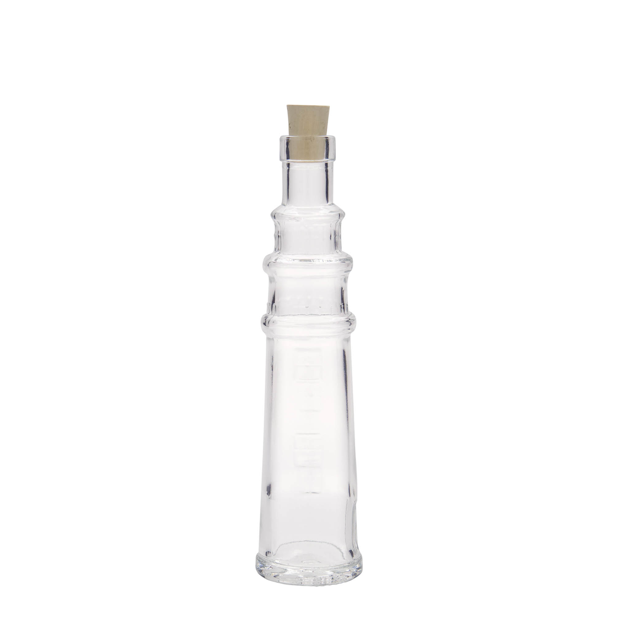 100 ml glass bottle 'Lighthouse', opening: cork 100 ml glass bottle 'Lighthouse', opening: cork