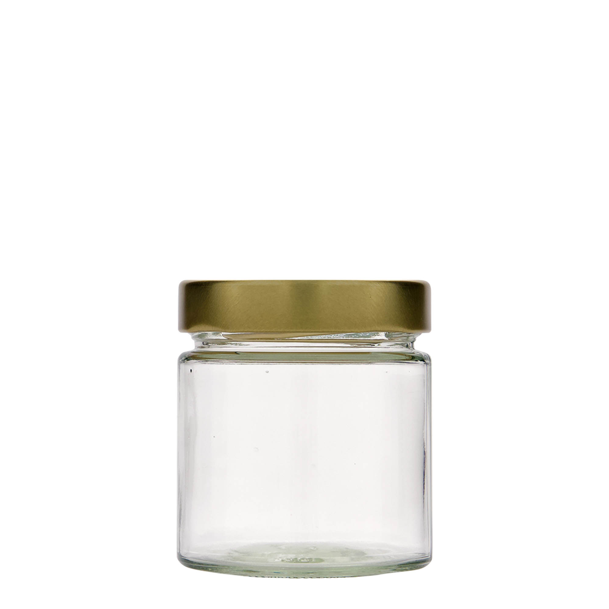 220 ml round glass ‘Aurora’, opening: Deep-Twist-off (DTO 66)