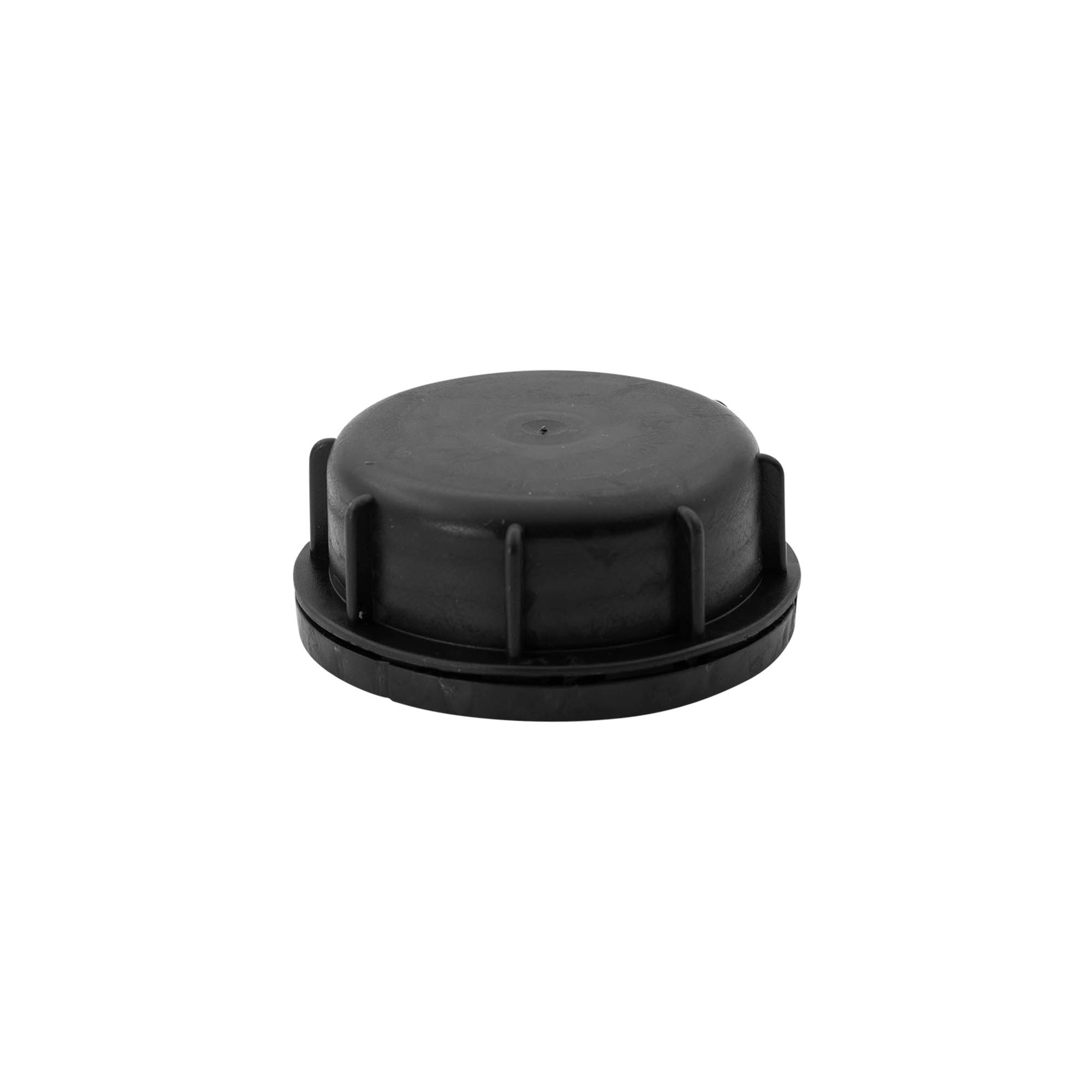 Screw cap, PP plastic, black, for opening: ND60 Screw cap, PP plastic, black, for opening: ND60