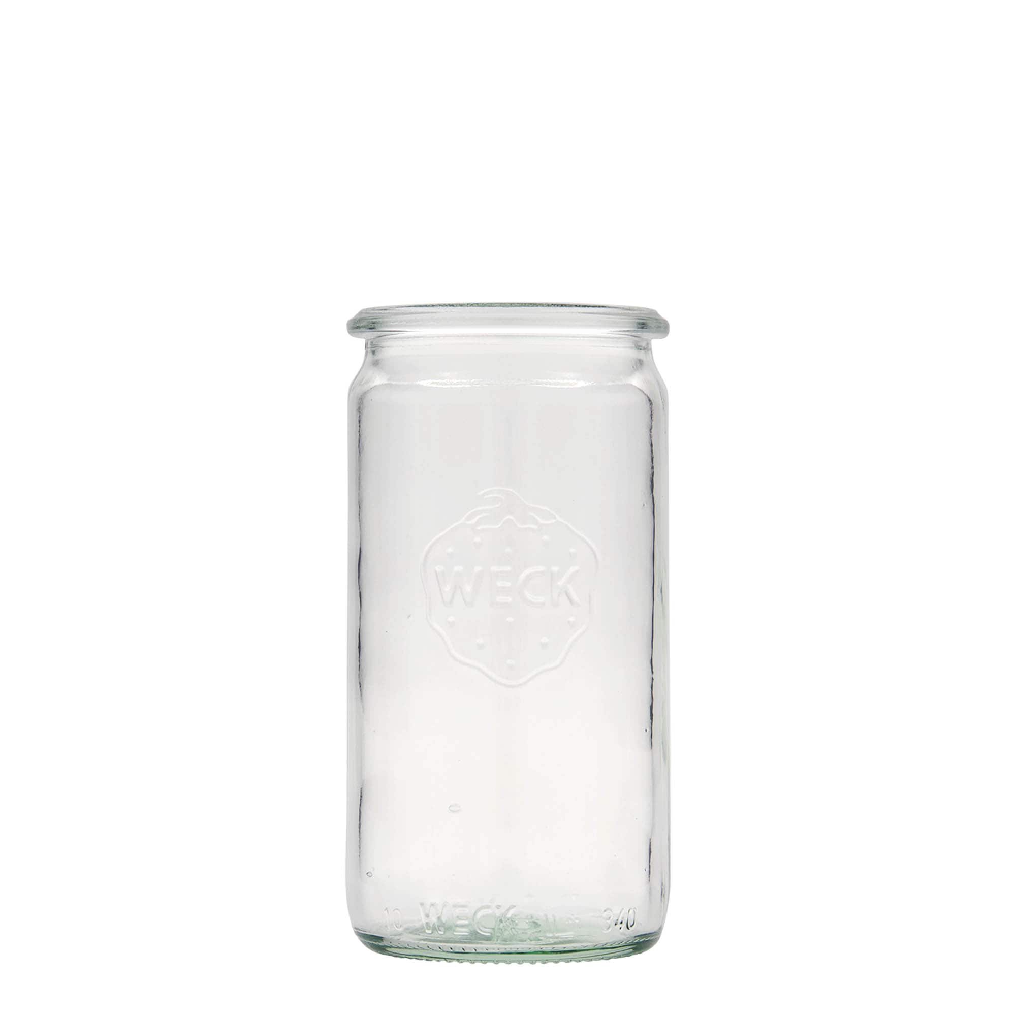 340 ml WECK cylinder glass, opening: round rim