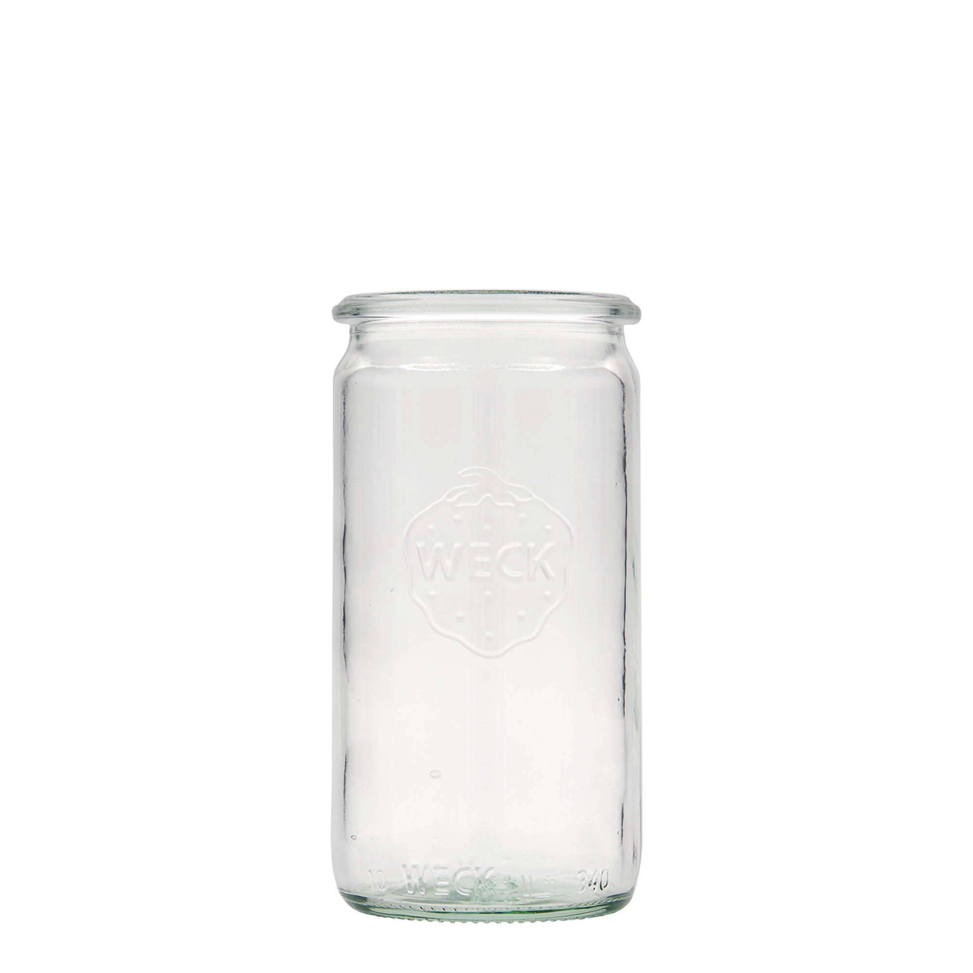 340 ml WECK cylinder glass, opening: round rim 340 ml WECK cylinder glass, opening: round rim