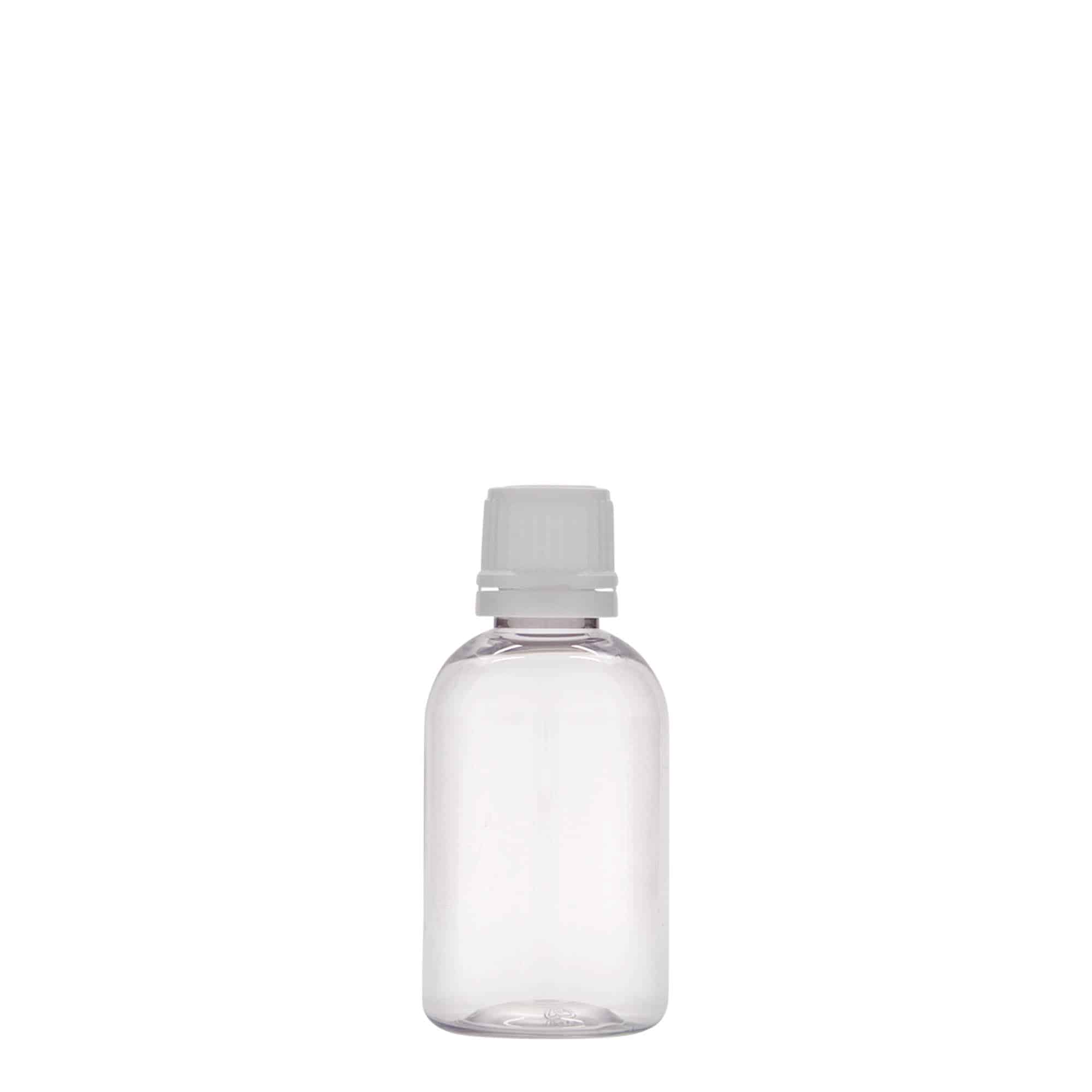 50 ml PET medicine bottle 'Easy Living', plastic, closure: DIN 18