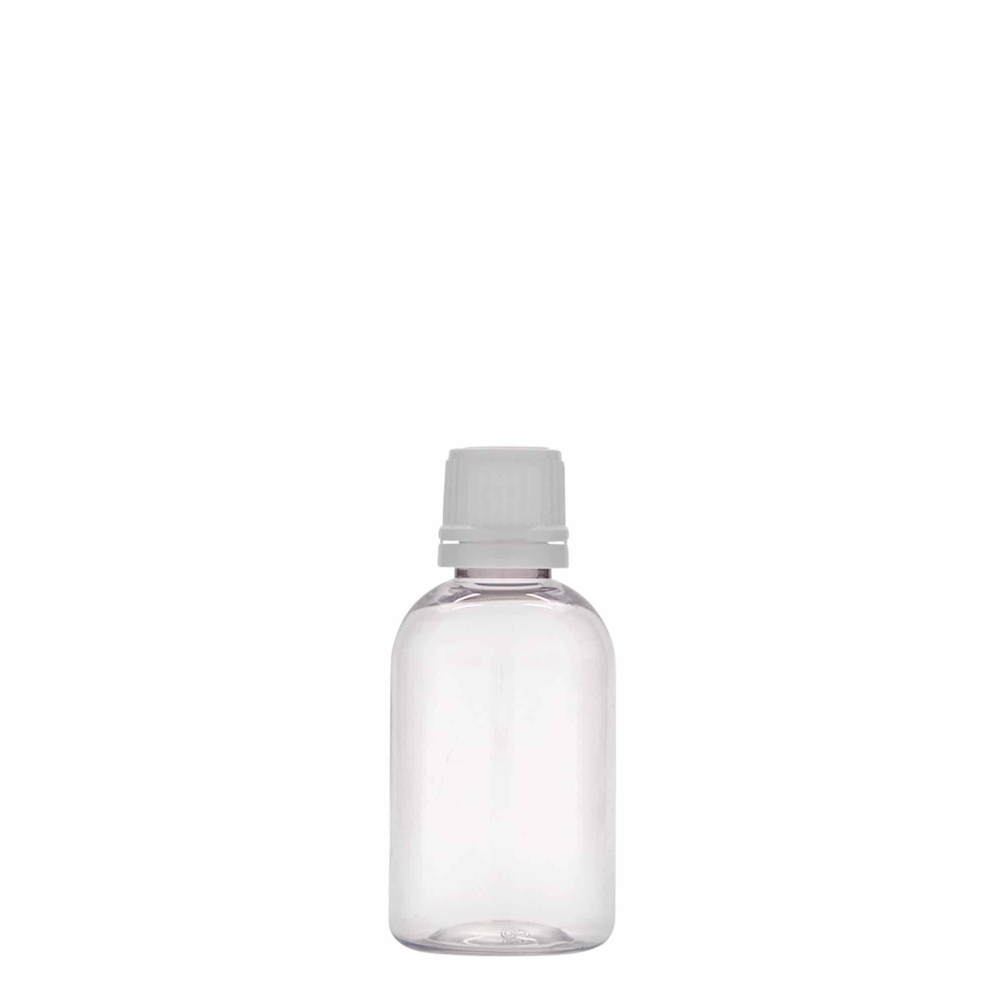 50 ml PET medical bottle 'Easy Living', plastic, opening: DIN 18