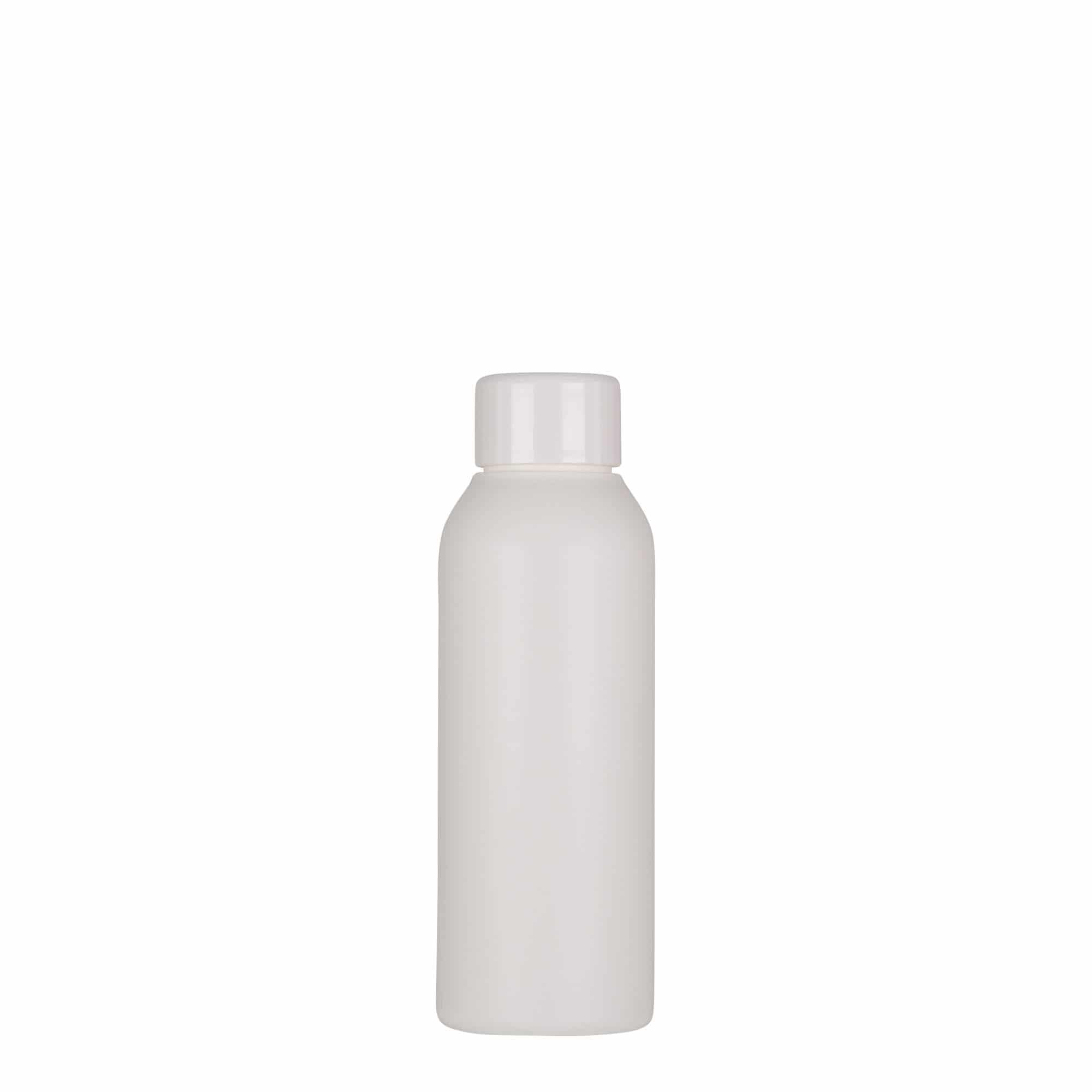 100 ml plastic bottle 'Tuffy', HDPE, white, closure: GPI 24/410