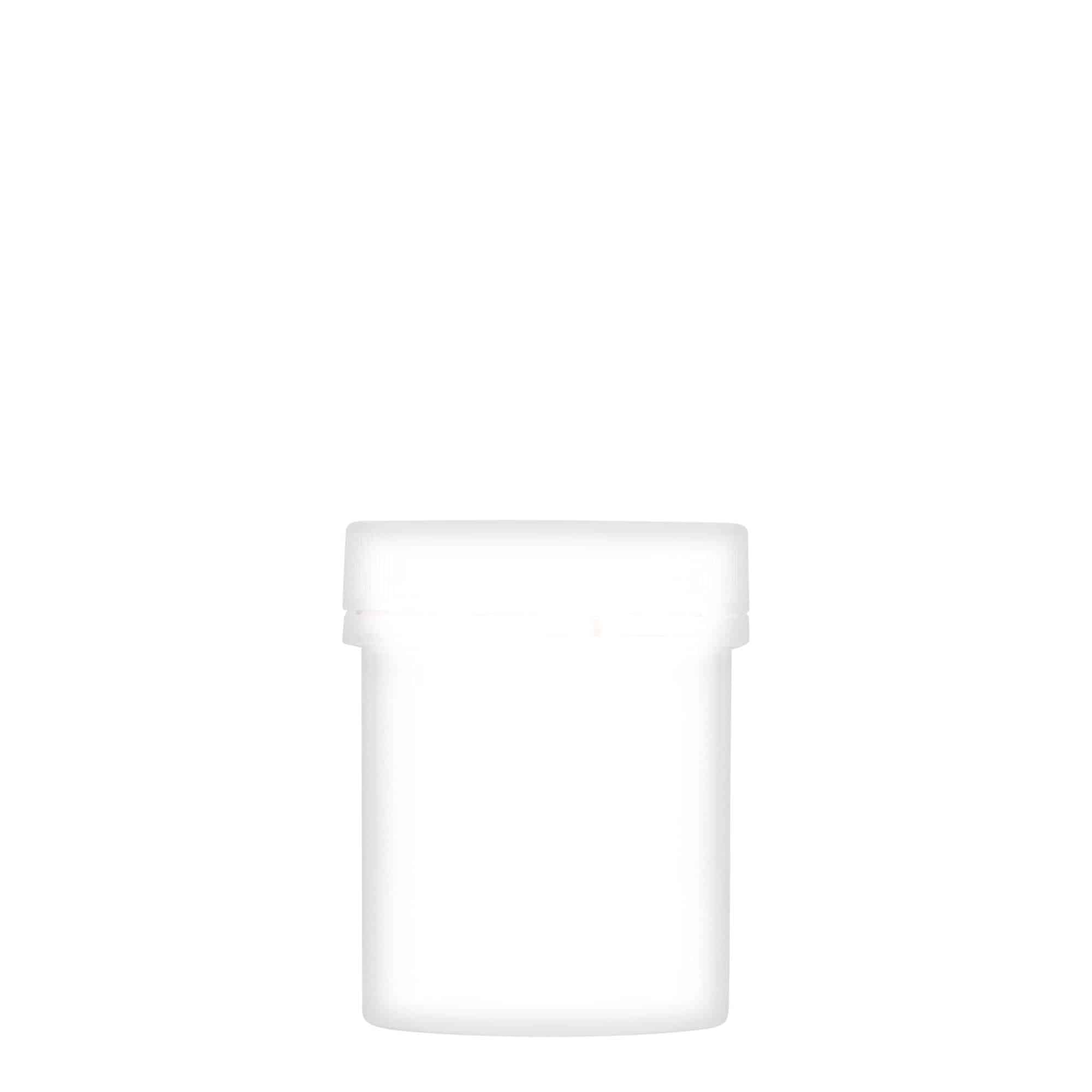150 ml plastic jar 'Securilock', PP, white, closure: screw cap