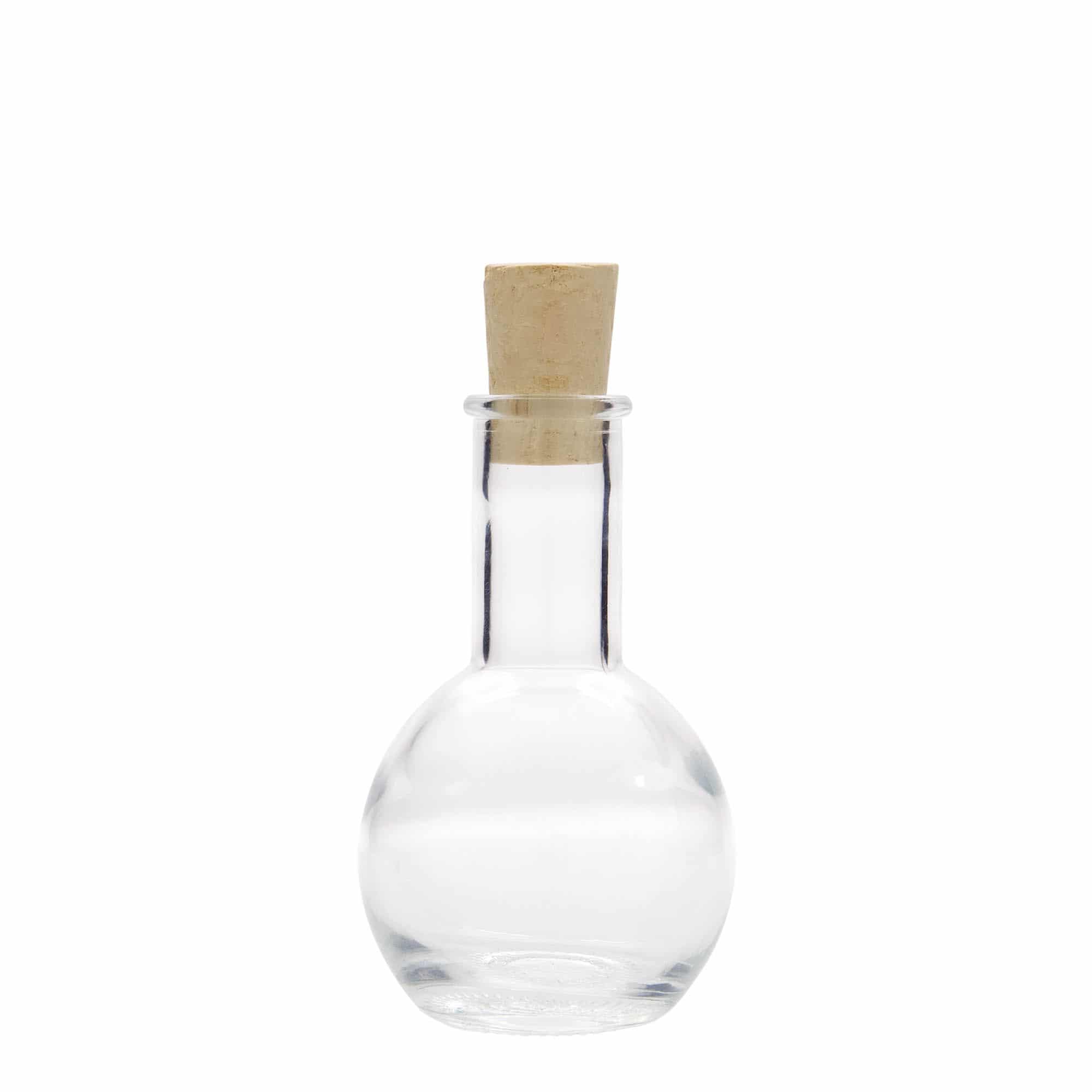 100 ml glass bottle 'Tulipano', closure: cork