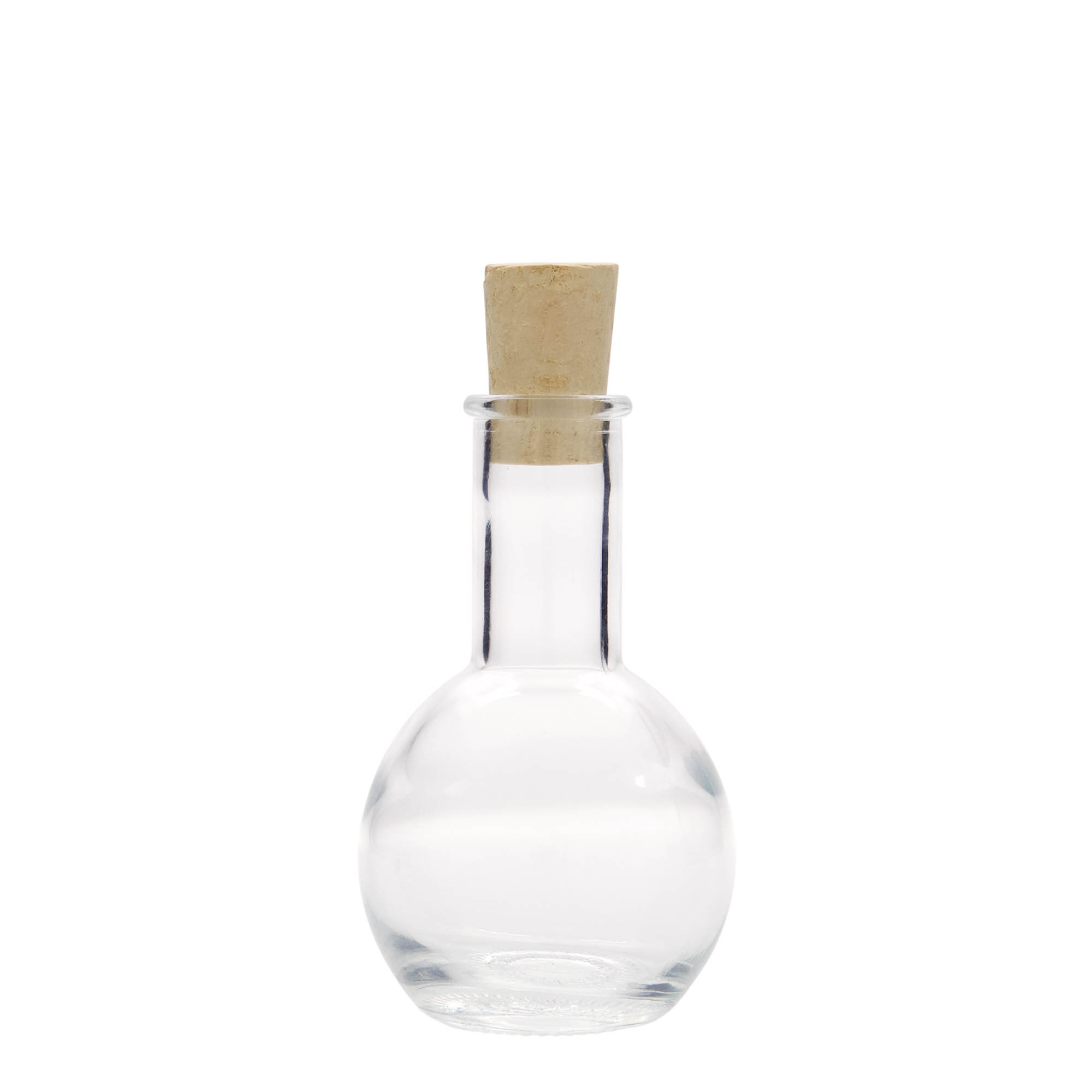 100 ml glass bottle ‘Tulipano’, opening: cork