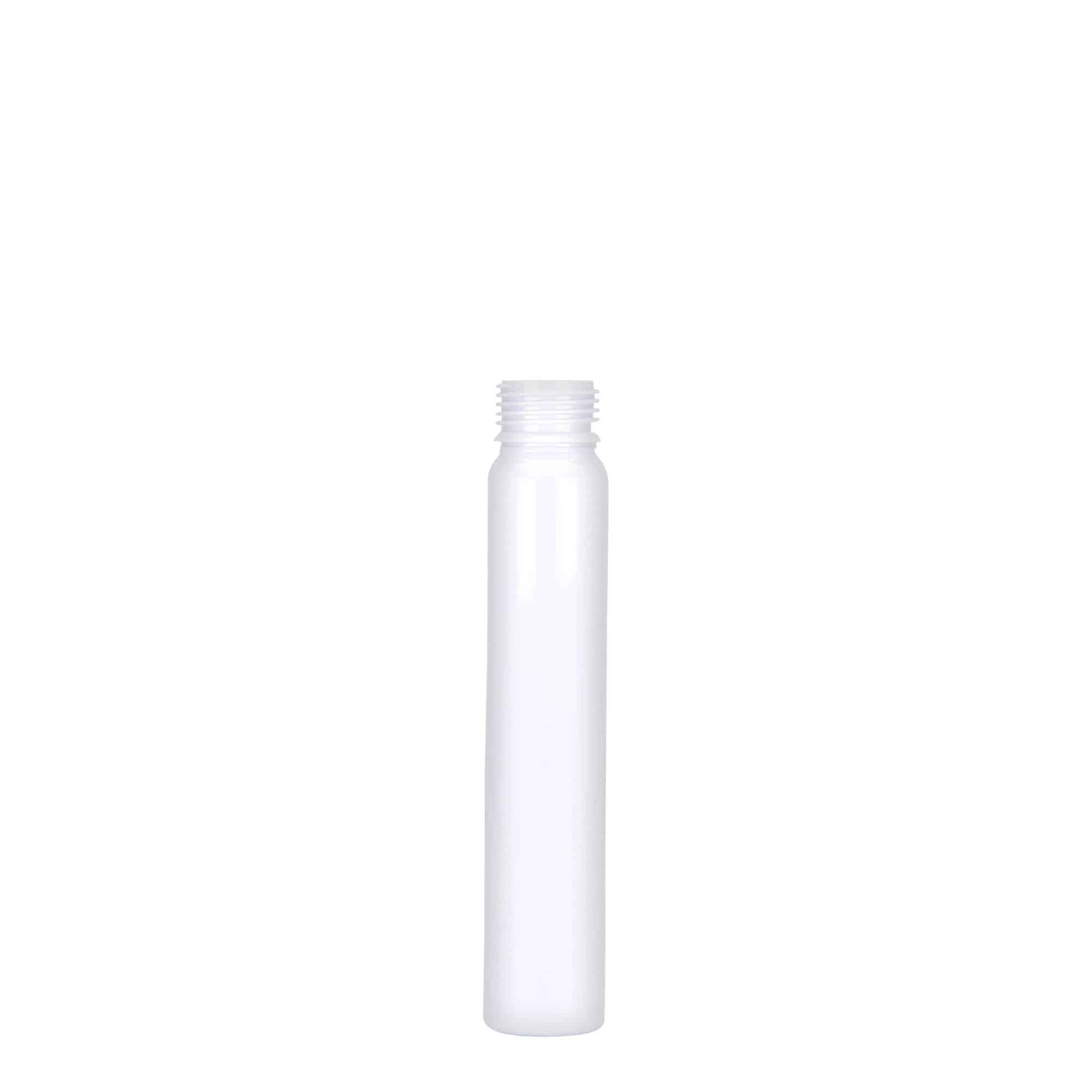 25 ml PET tubes, plastic, white, opening: screw cap
