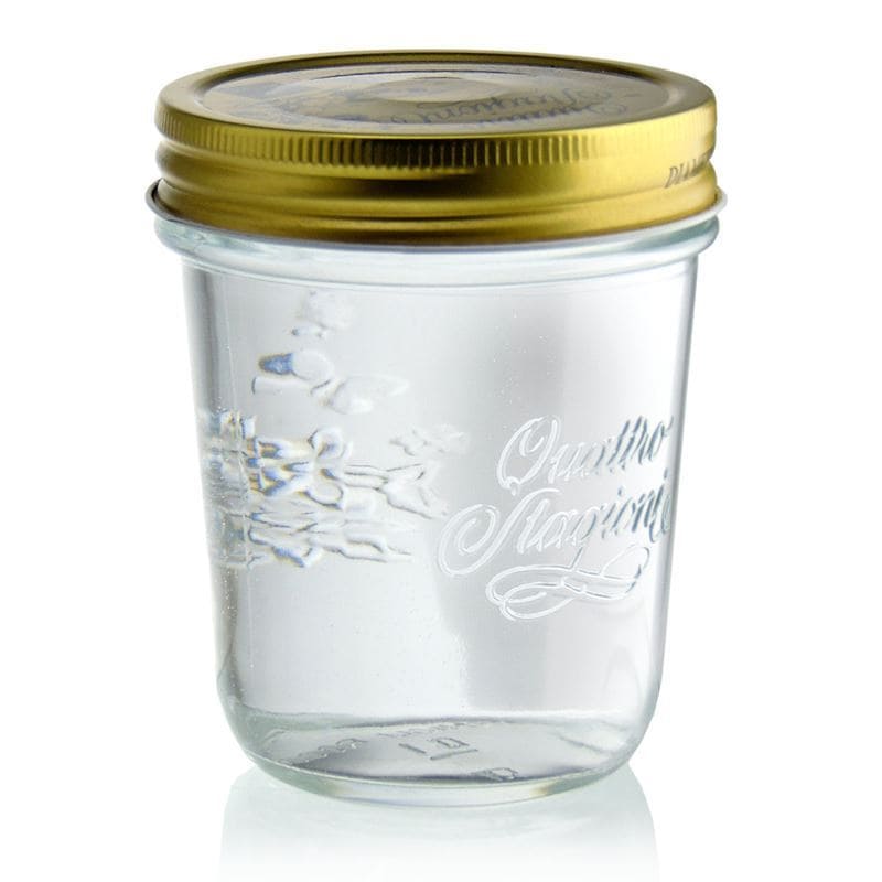 320 ml cylindrical jar 'Quattro Stagioni Terrina', closure: screw cap