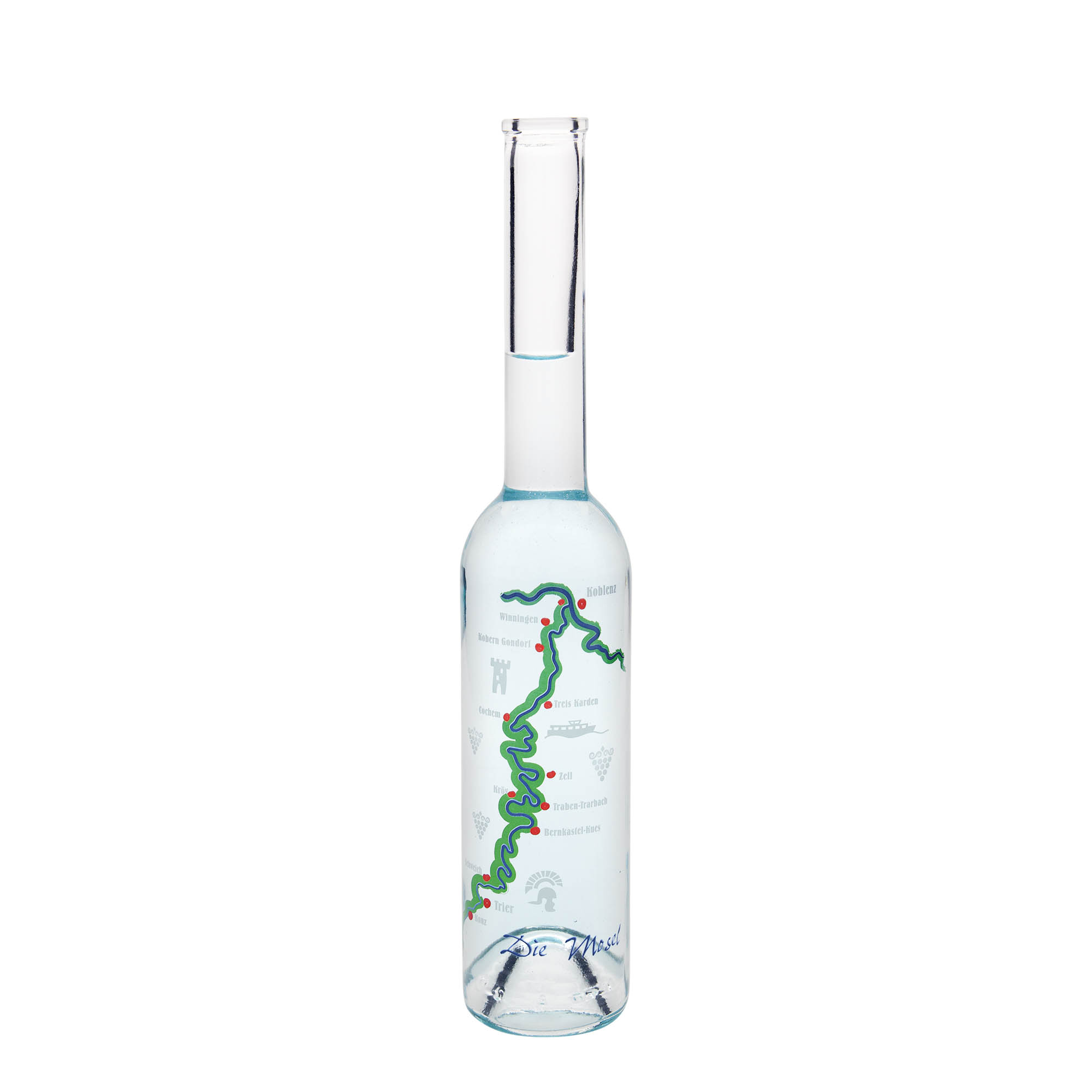 350 ml glass bottle ‘Opera’, design: Mosel, opening: cork