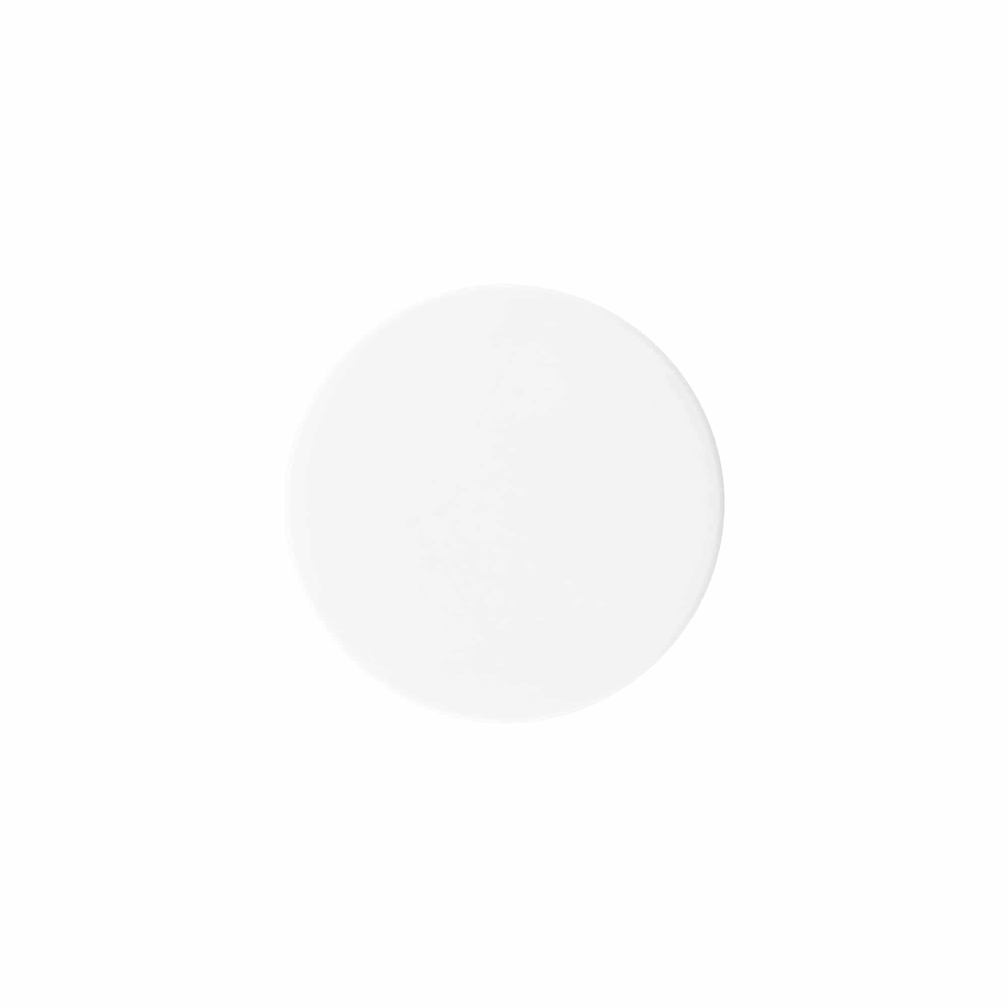 Screw cap for 100 ml 'Antonella', PP plastic, white Screw cap for 100 ml 'Antonella', PP plastic, white