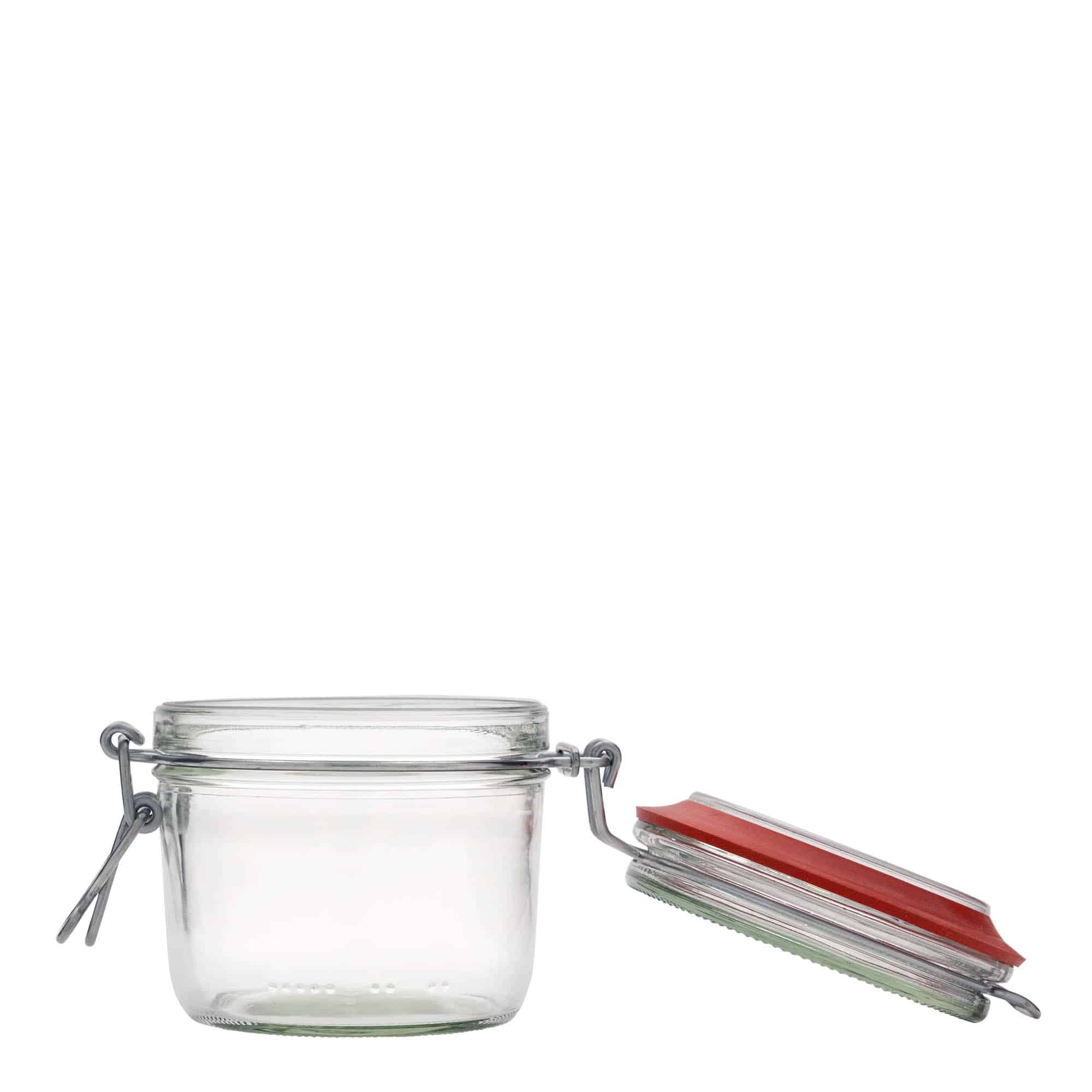 400 ml flat wire bail jar, opening: wire bail closure