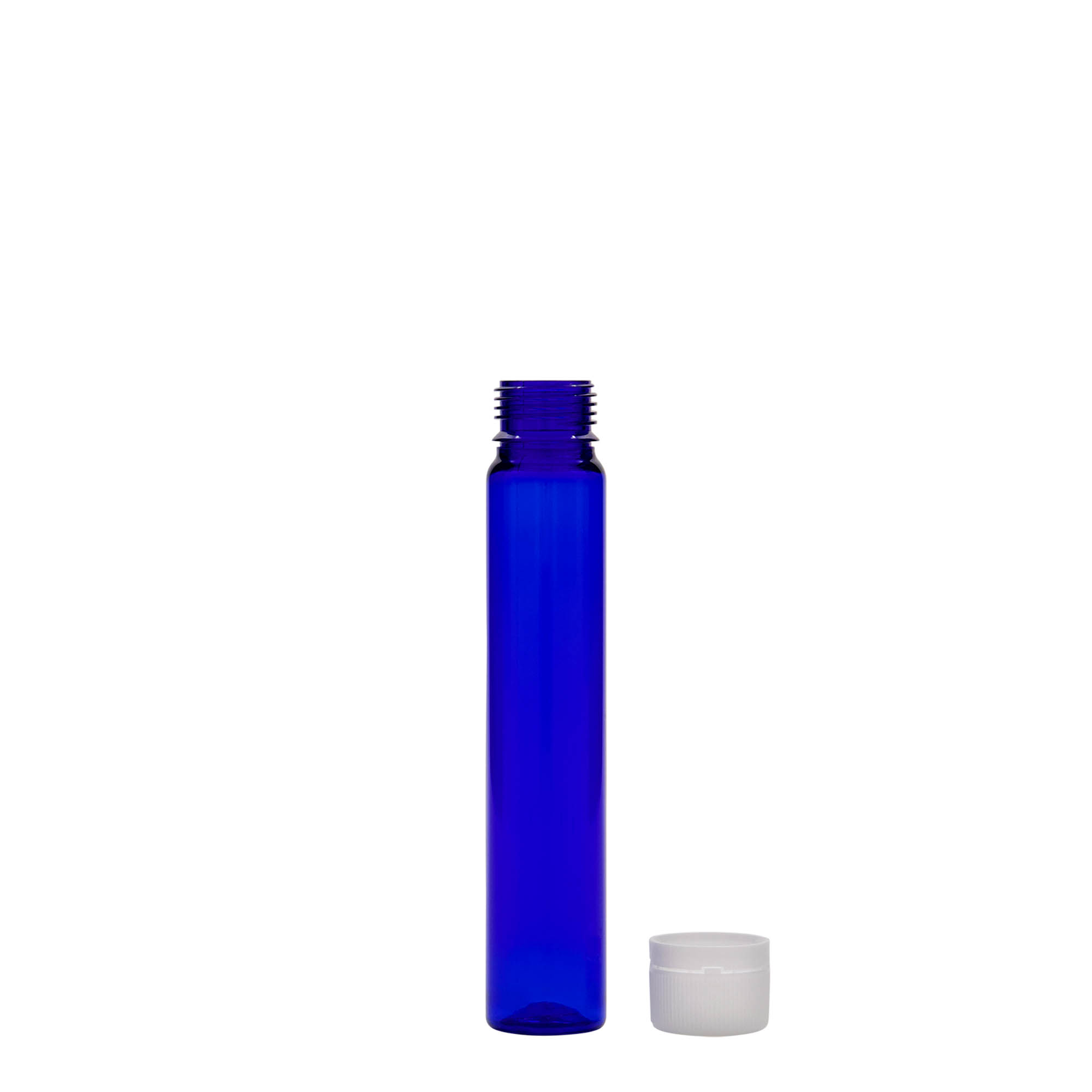 25 ml PET tube, plastic, royal blue, opening: screw cap