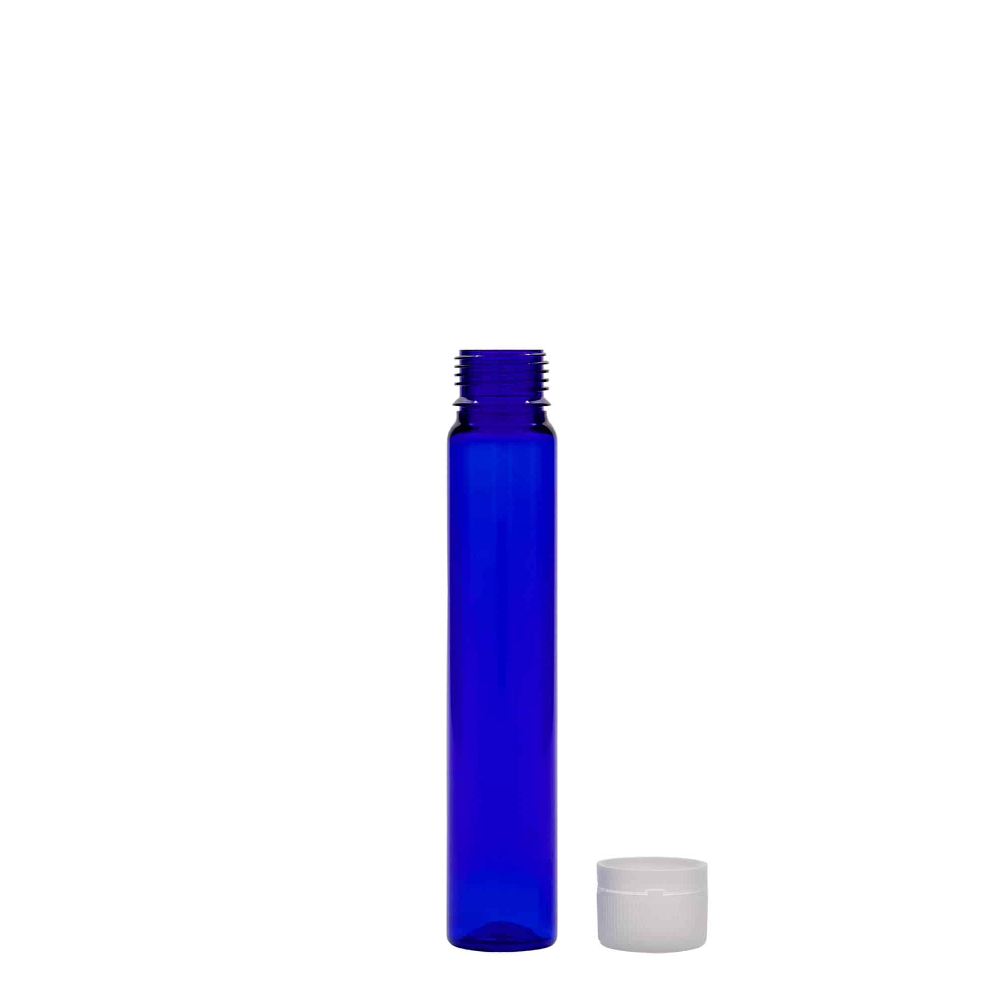 25 ml PET tube, plastic, royal blue, opening: screw cap