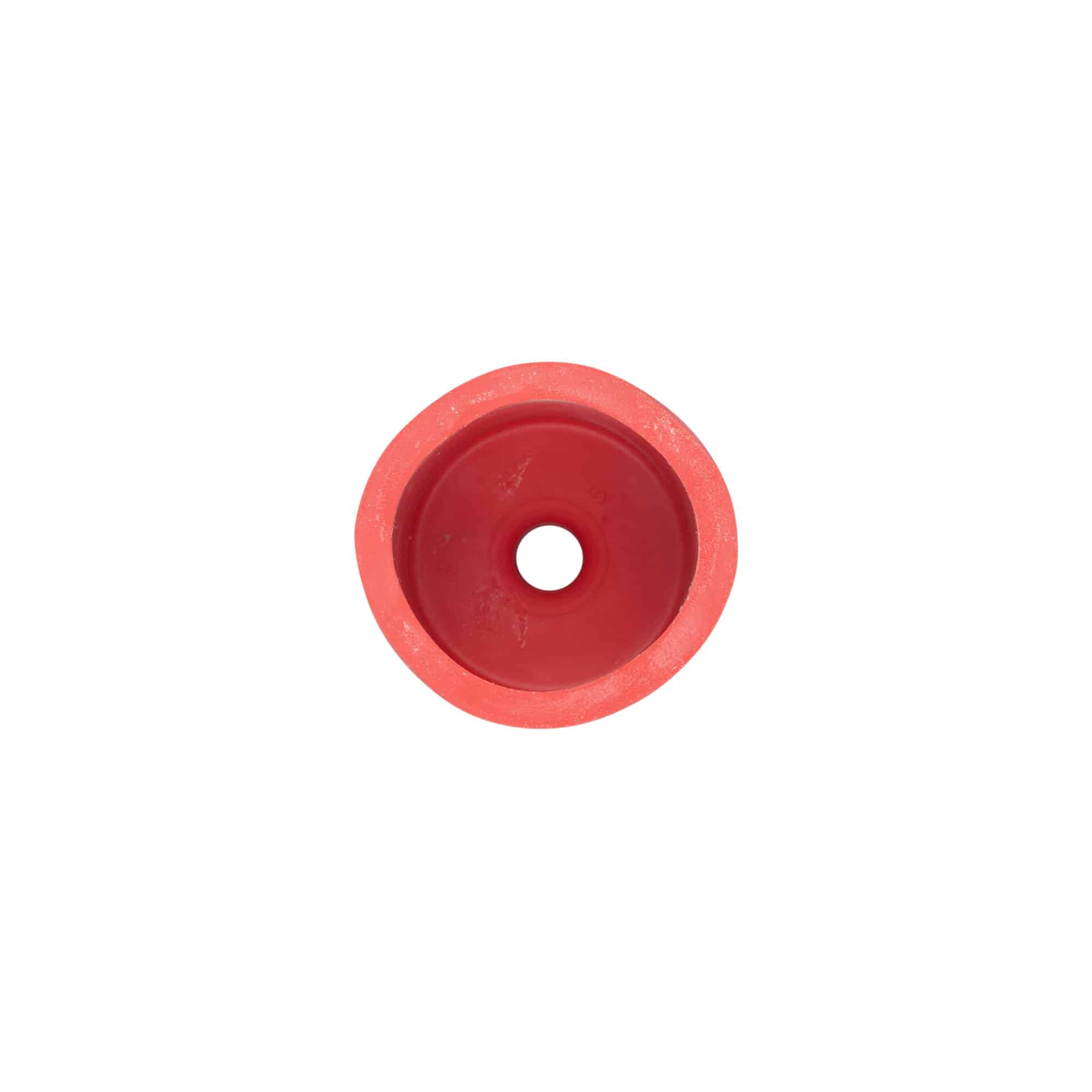 Fermentation cap type 3, rubber, red