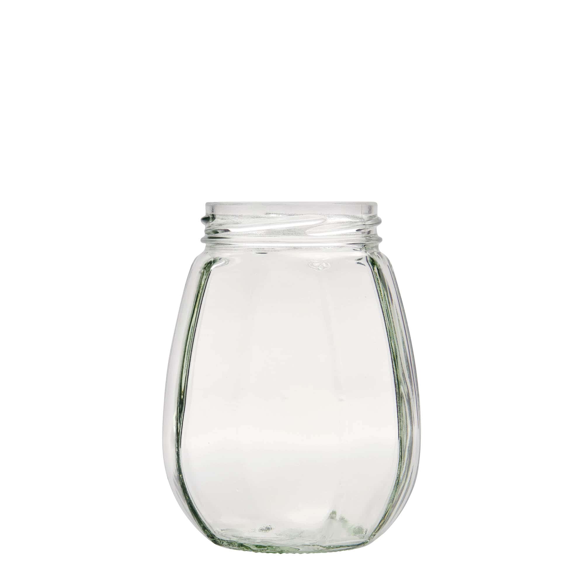 385 ml decorative jar, hexagonal, opening: Twist-Off (TO 63) 385 ml decorative jar, hexagonal, opening: Twist-Off (TO 63)