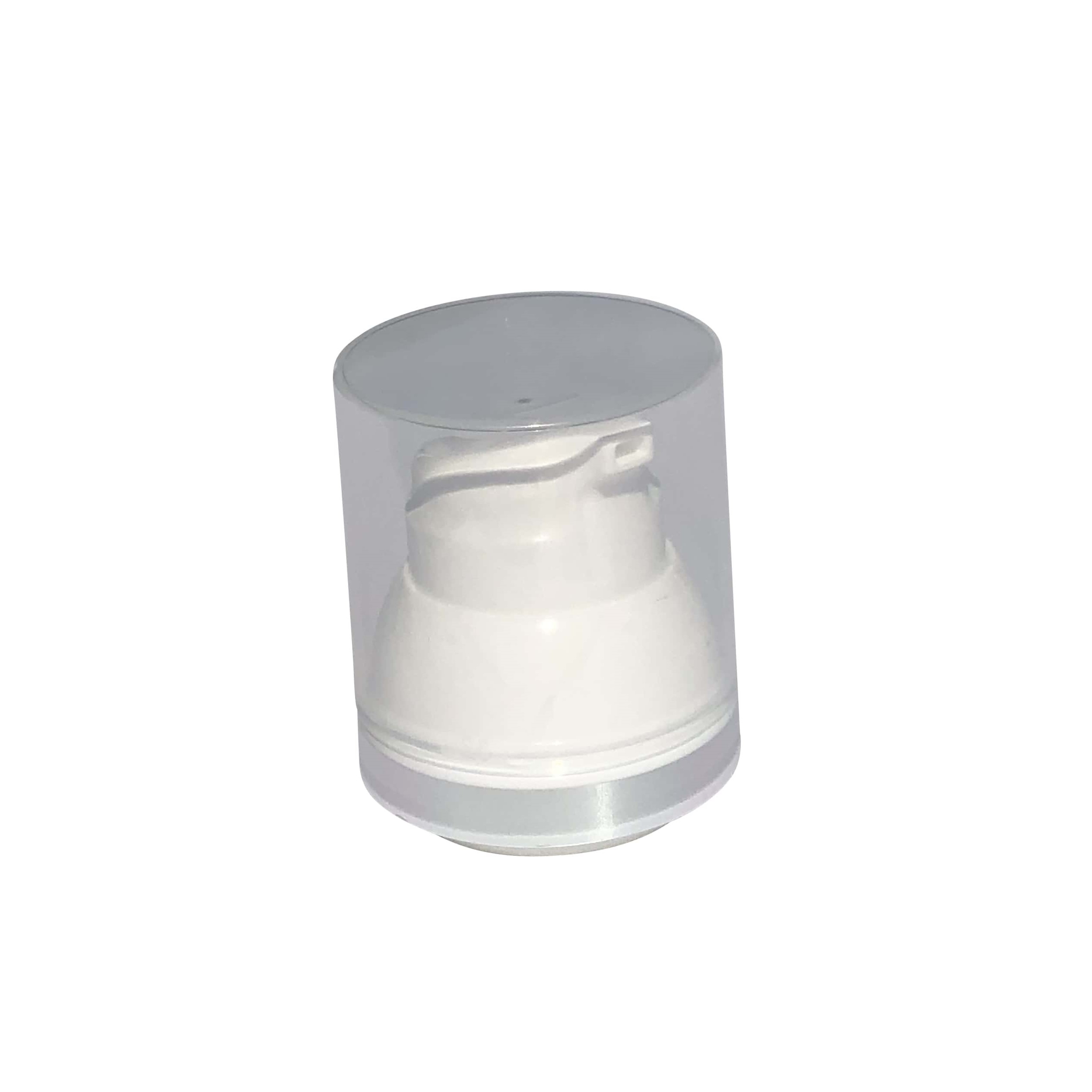 Airless dispenser pump head 'Mezzo', PP plastic, white