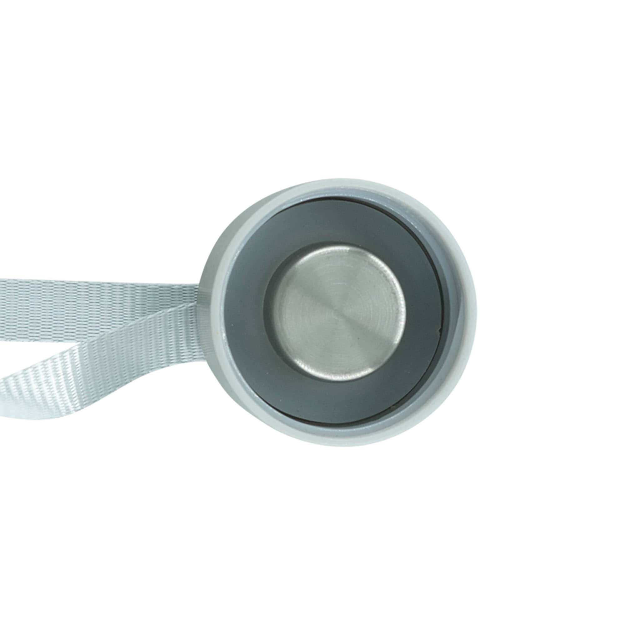 Screw cap 'Perseus' with band, metal, silver Screw cap 'Perseus' with band, metal, silver