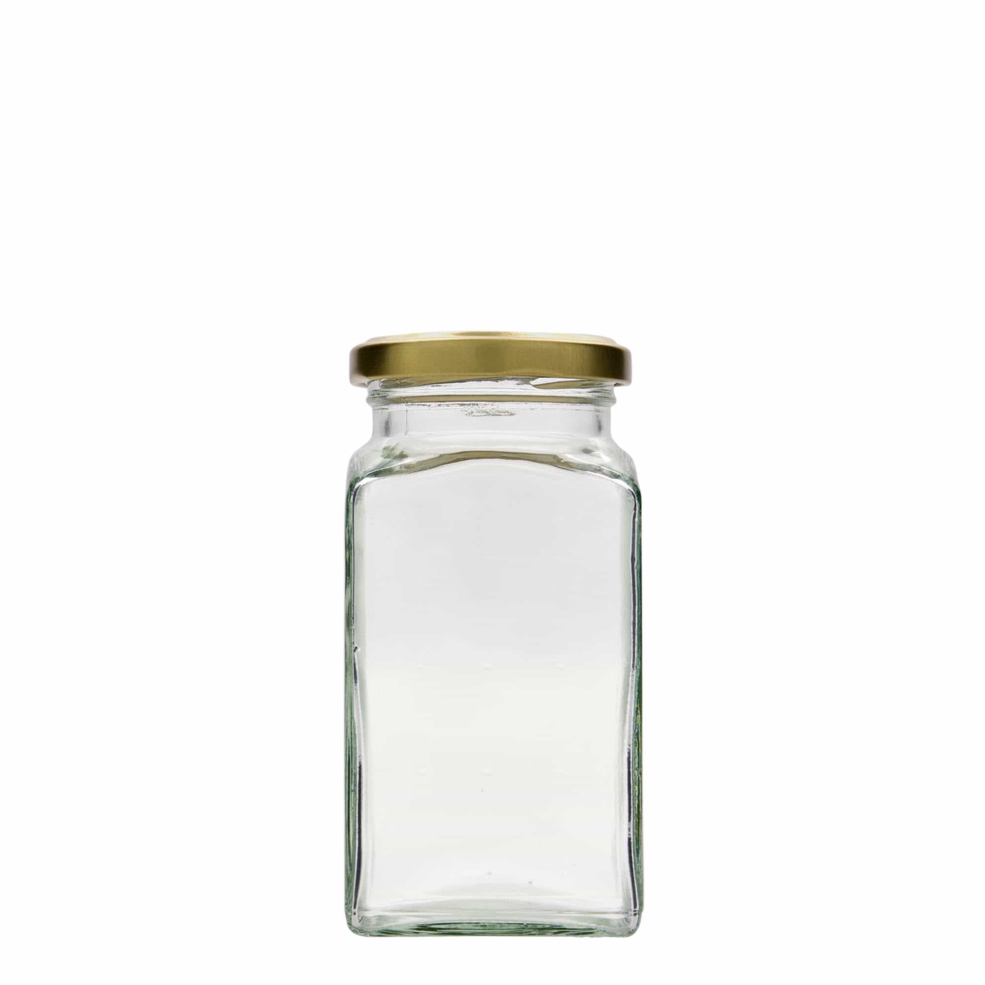 312 ml square glass, opening: twist-off (TO 58)