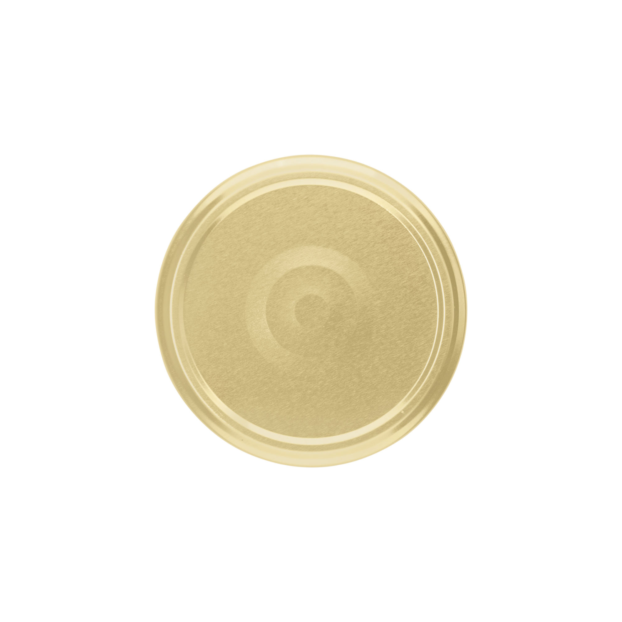 Twist-off lid, tinplate, gold, for opening: TO 82